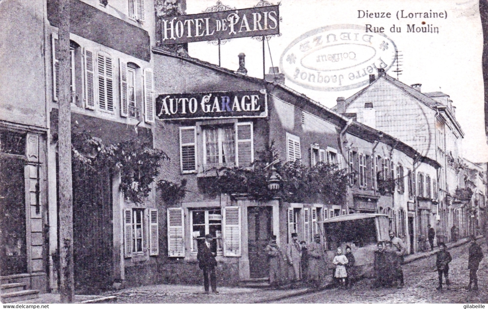 57 - Moselle - DIEUZE - Rue Du Moulin - Hotel De Paris - Dieuze