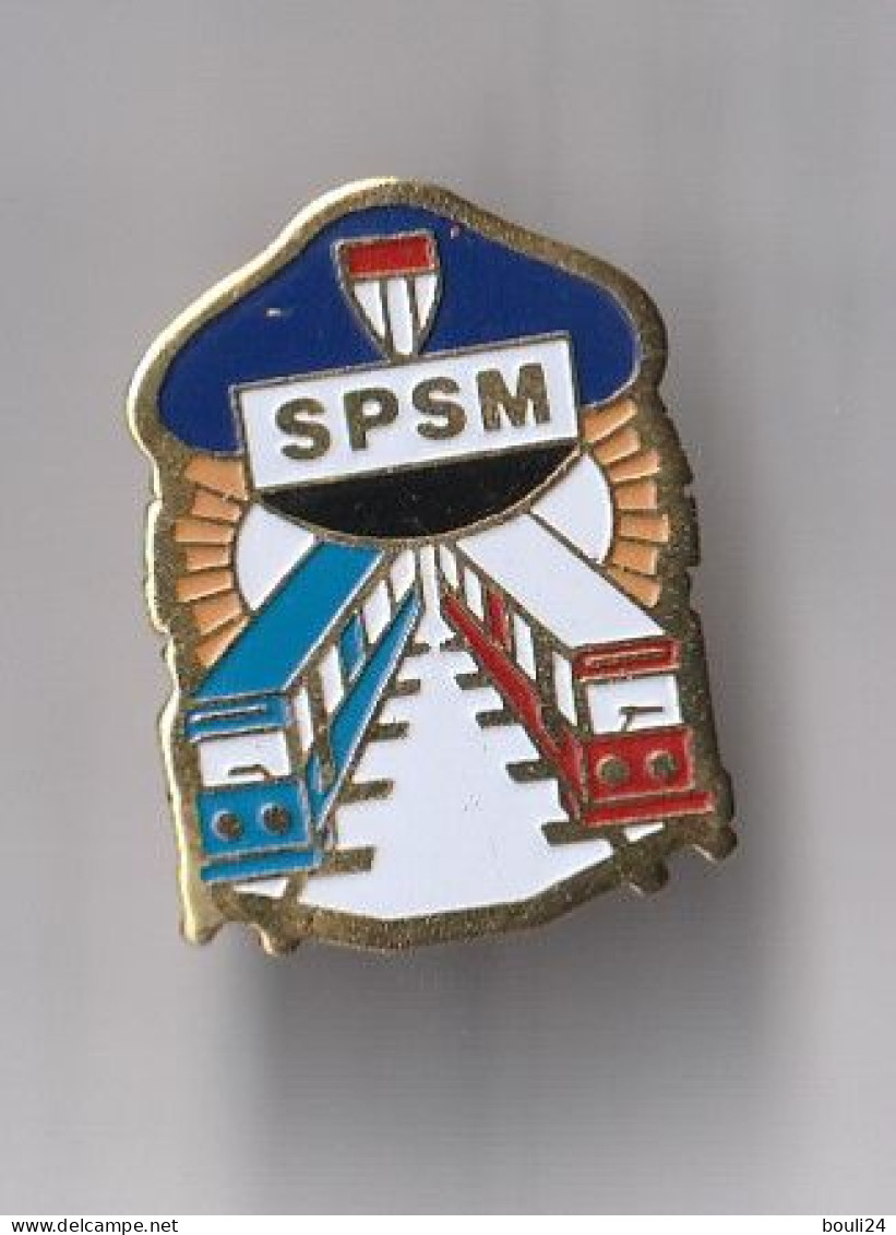 PIN'S    THEME  SPSM SERVICE DE POLICE SPECIALISE DU METRO   SIGNE  FRAISSE - Polizei