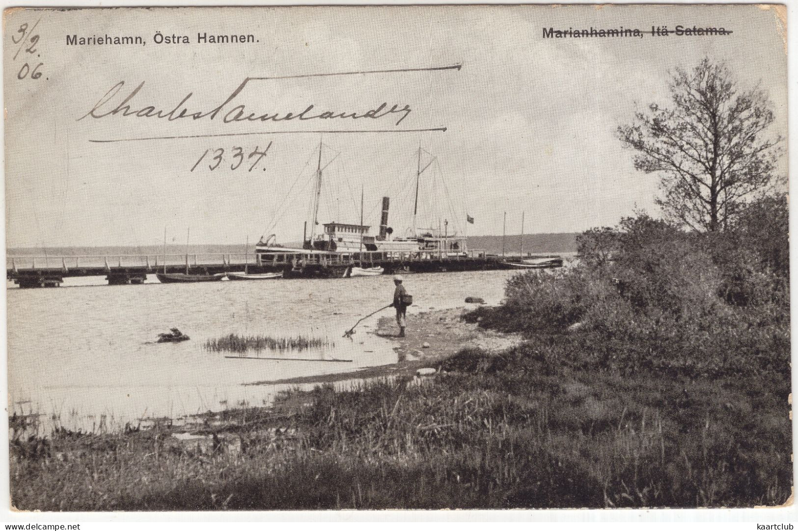 Mariehamn, Östra Hamnen - (Aland, Finland) - 1906 - Steamer / Dampfer - Finlandia