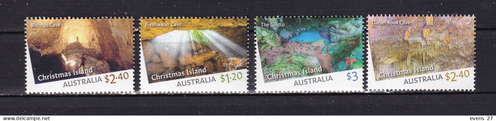 CHRISTMAS ISLAND-2023-CAVES-MNH.. - Christmas Island