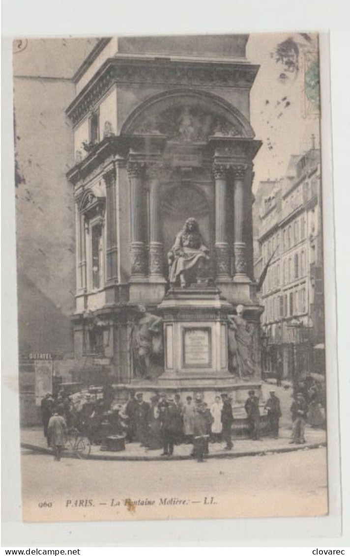 PARIS  " La Fontaine Molière" - Arrondissement: 02