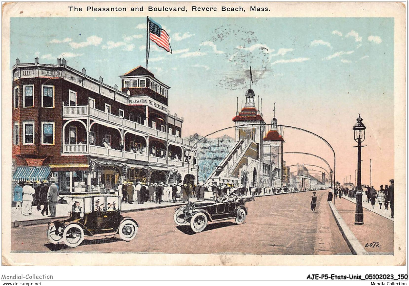 AJEP5-ETATS-UNIS-0473 - The Pleasanton And Boulevard - REVERE BEACH - MASS - Autres & Non Classés