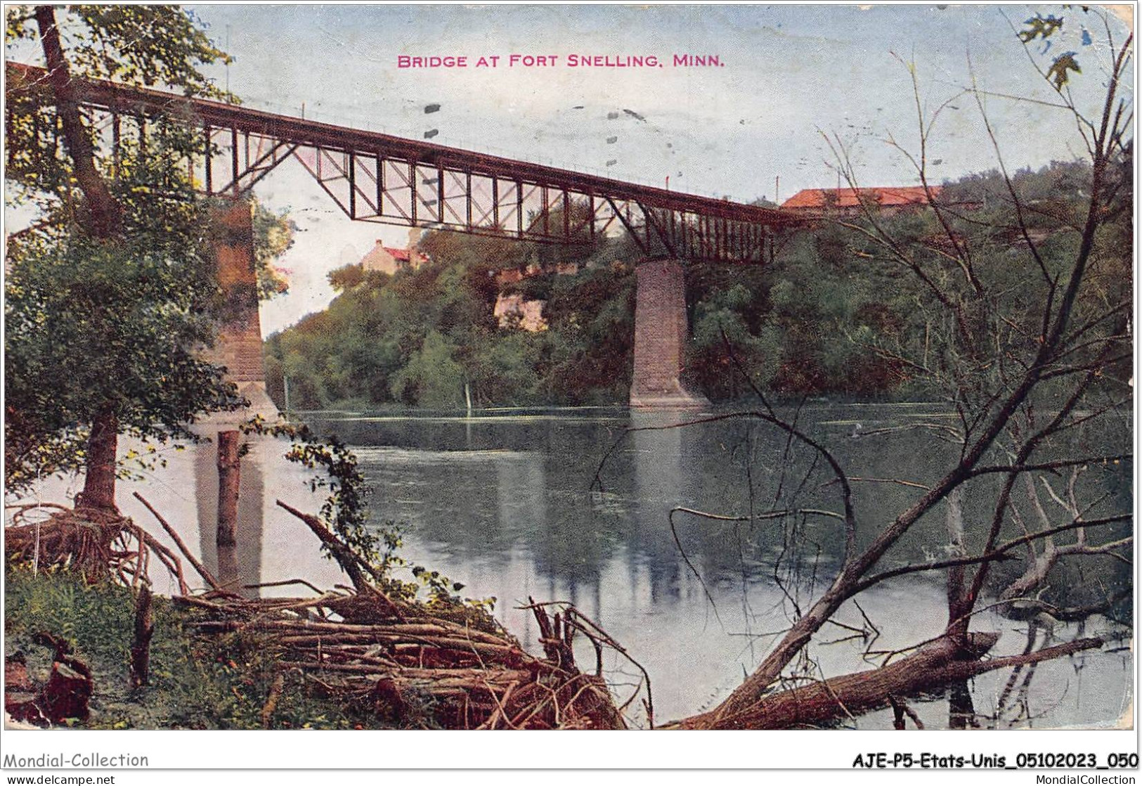 AJEP5-ETATS-UNIS-0423 - Bridge At Fort Snelling - MINN - Autres & Non Classés