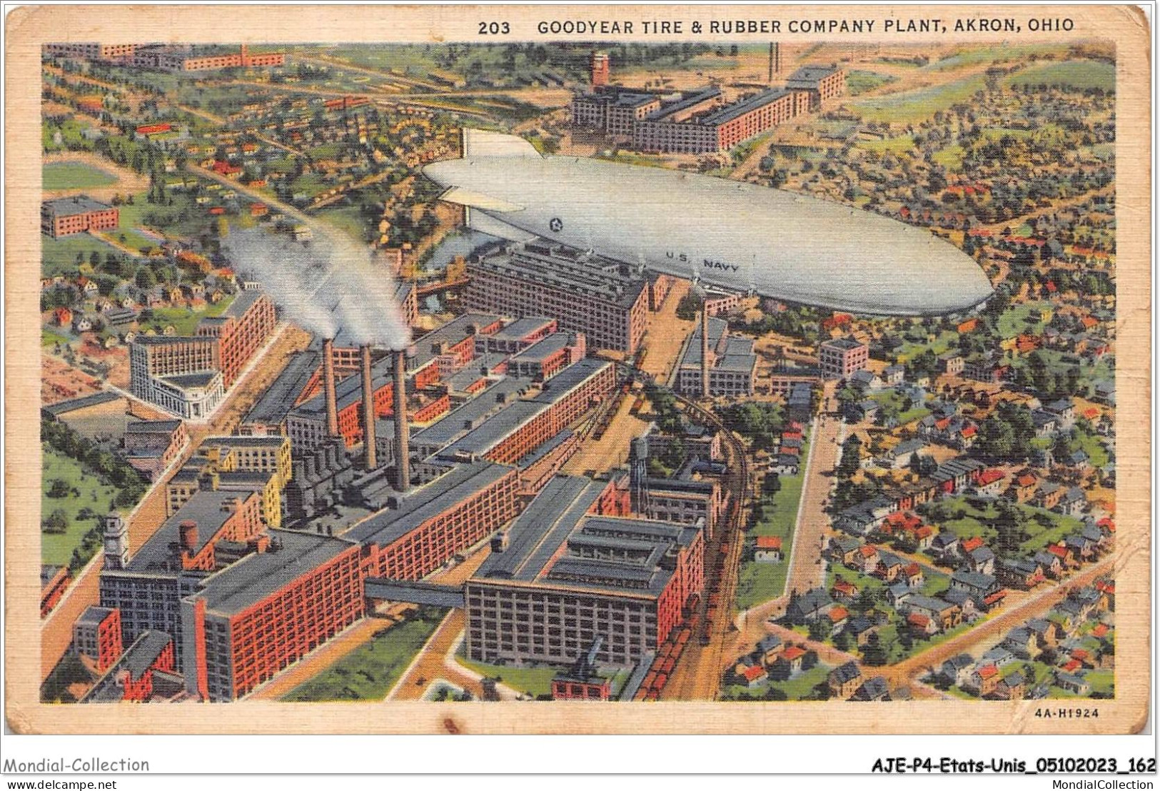 AJEP4-ETATS-UNIS-0362 - Goodyear Tire - Rubber Company Plant - AKRON - OHIO - Akron