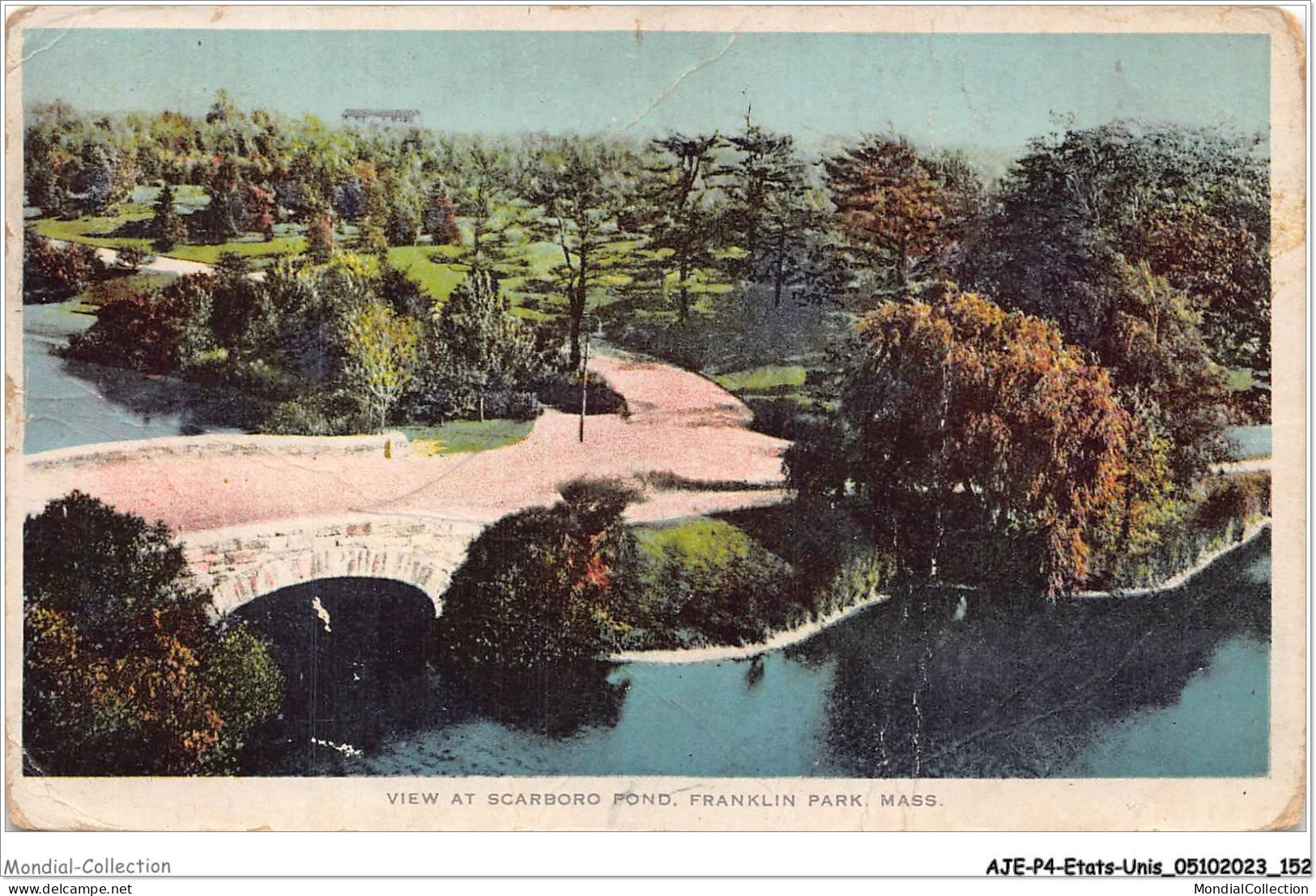 AJEP4-ETATS-UNIS-0357 - View At Scarboro Pond - FRANKLIN PARK - MASS - USA National Parks