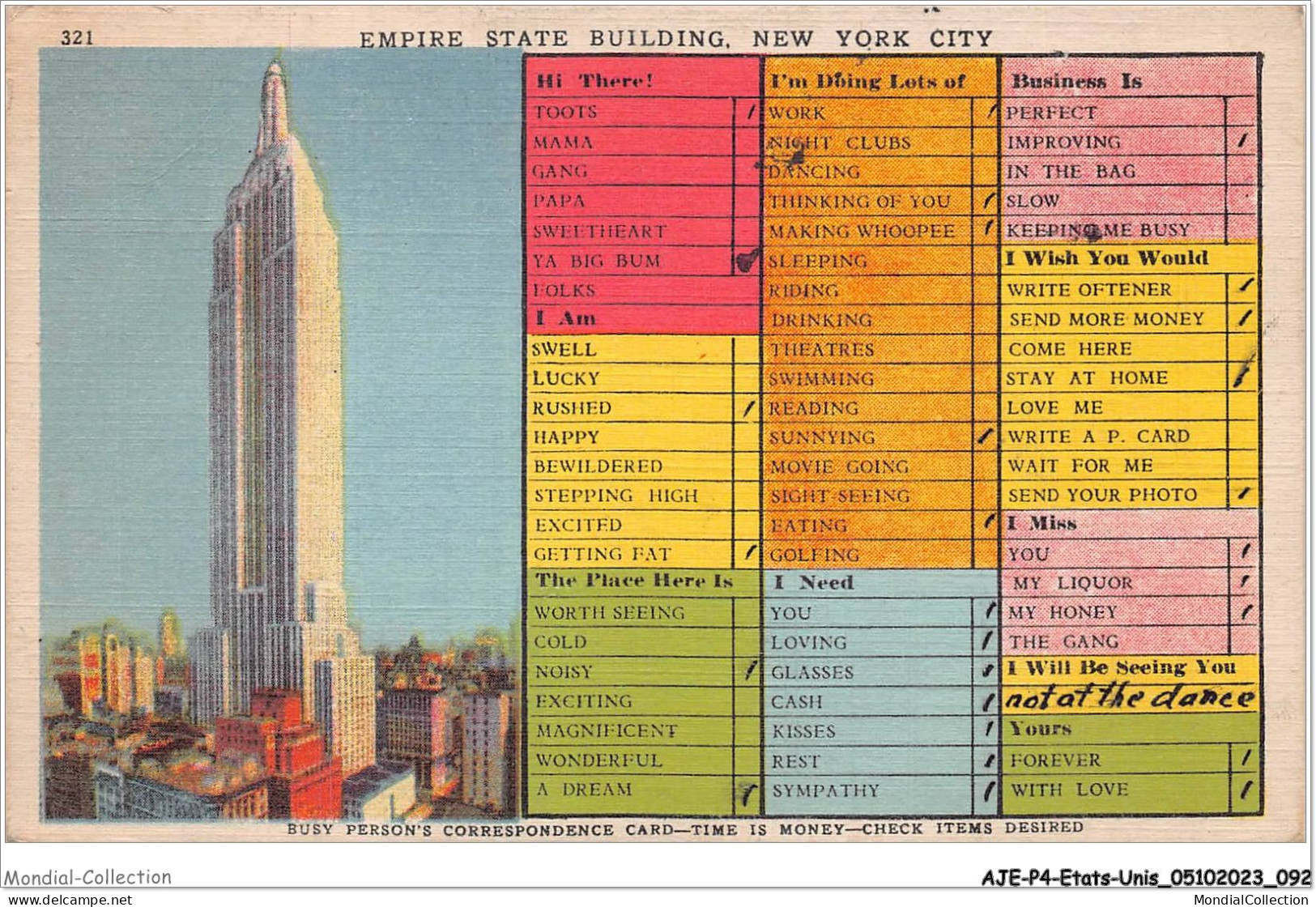 AJEP4-ETATS-UNIS-0327 - Empire State Building - NEW YORK CITY - Empire State Building