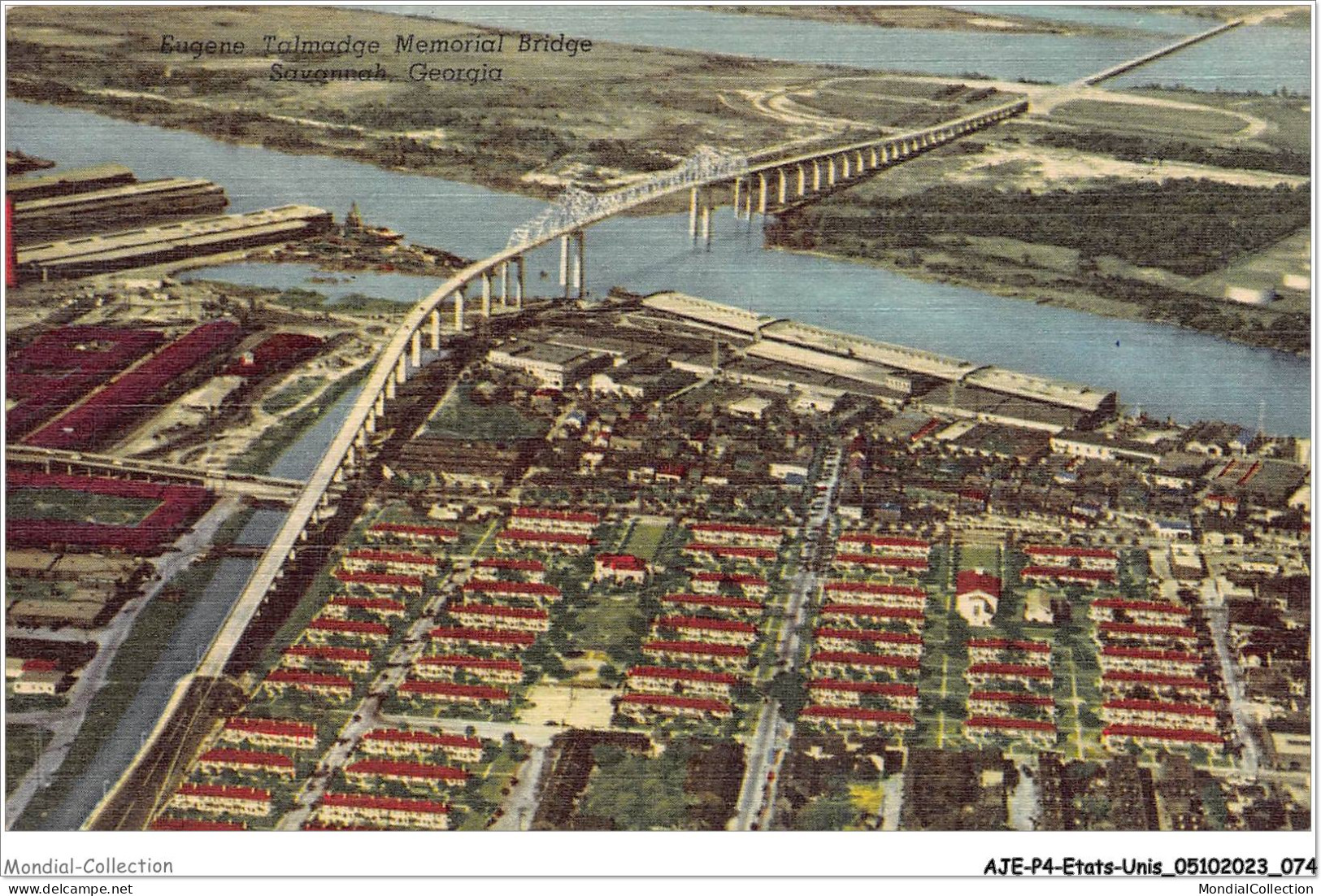 AJEP4-ETATS-UNIS-0318 - The Eugene Talmadge Bridge - Savannah - GEORGIA - Savannah