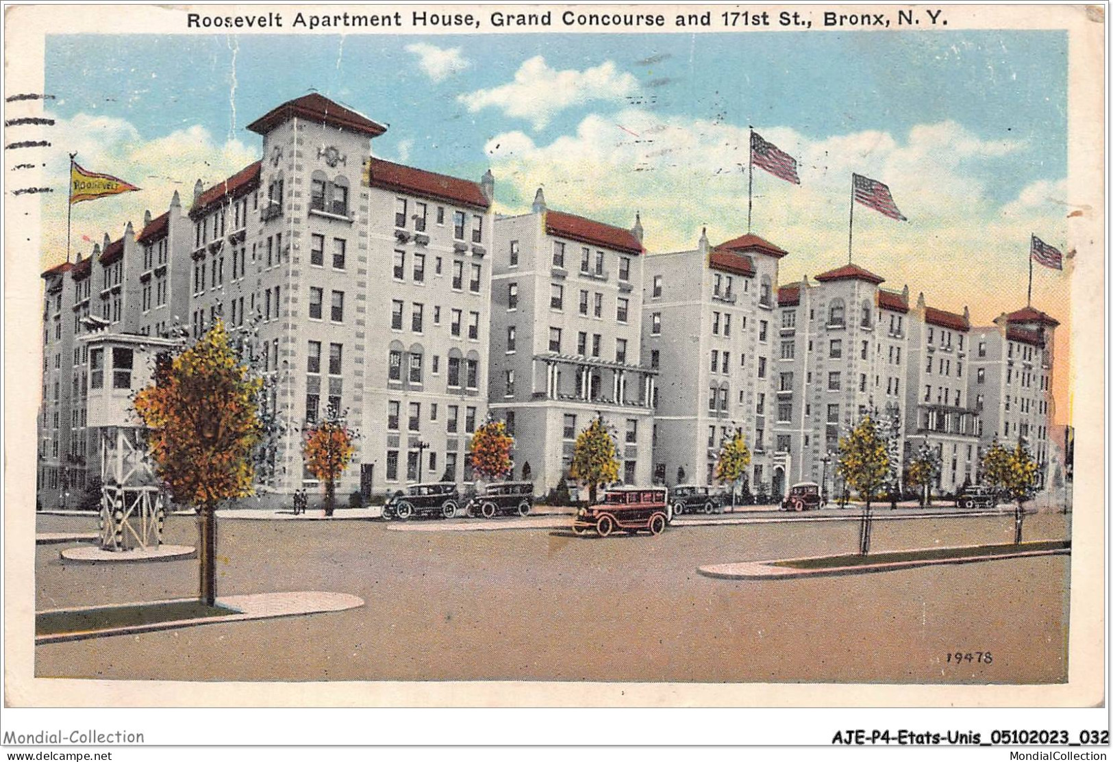 AJEP4-ETATS-UNIS-0297 - Roosevelt Apartment House - Grand Concourse And 171st - Bronx - NEW-YORK - Wirtschaften, Hotels & Restaurants