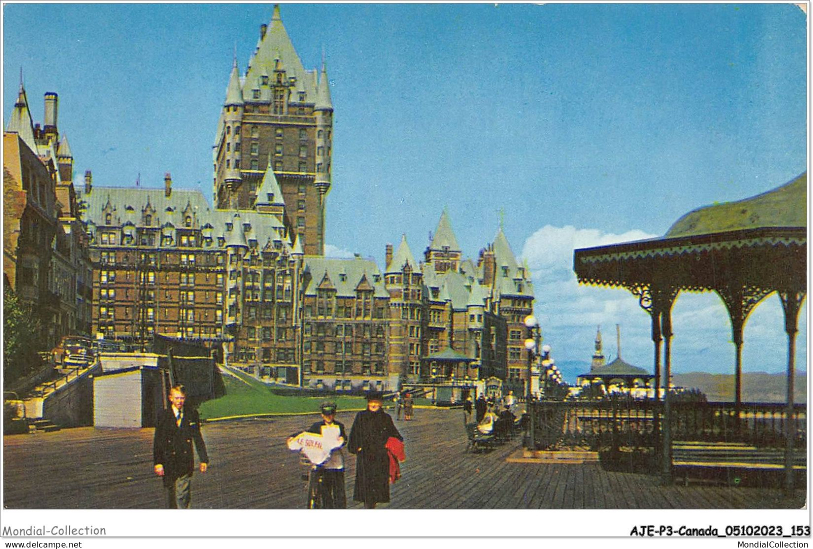 AJEP3-CANADA-0265 - CHATEAU FRONTENAC - DUFFERIN TERRACE - Quebec - Canada - Québec - Château Frontenac