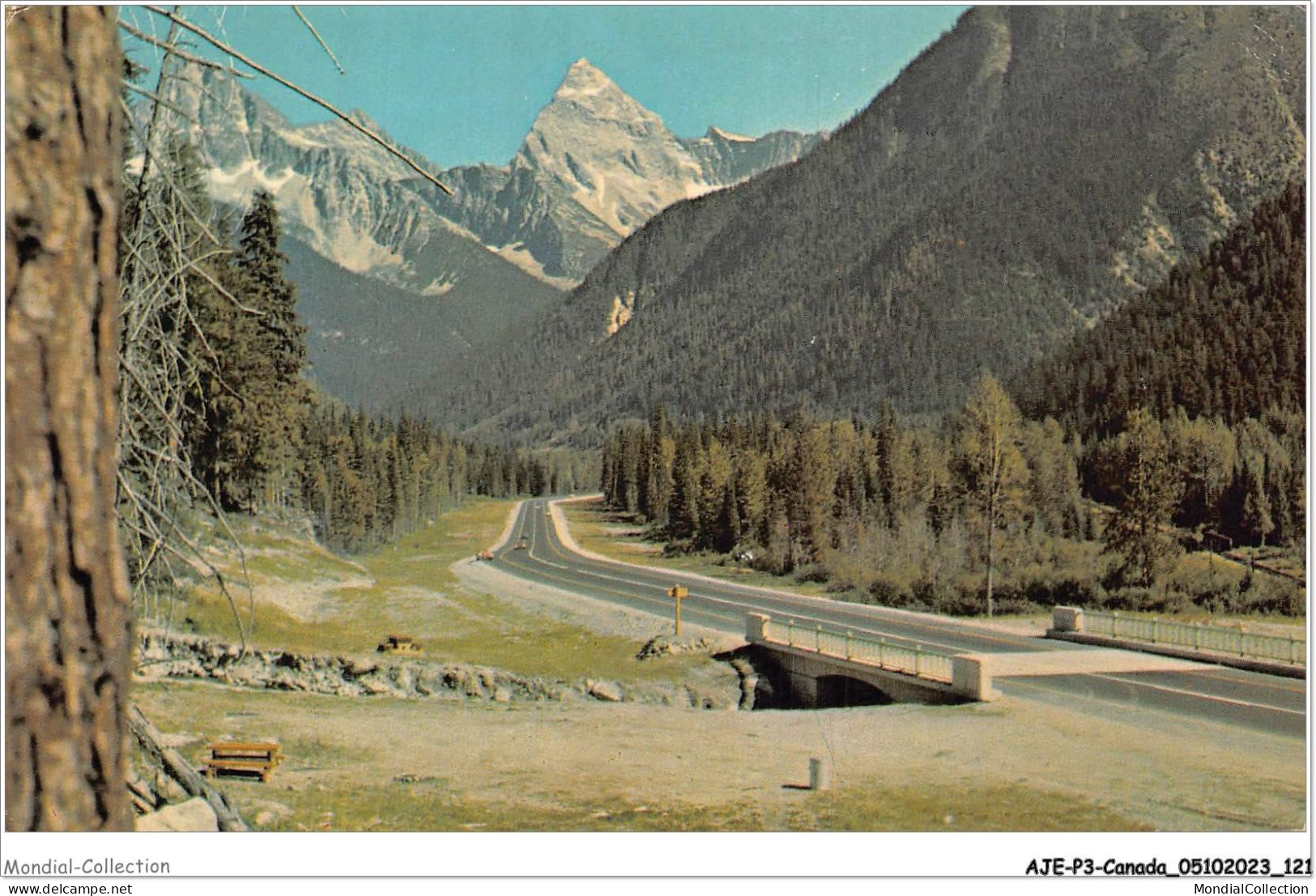 AJEP3-CANADA-0249 - ROGERS PASS - B-C - A Section Of The New Rogers Pass Highway Through - Other & Unclassified