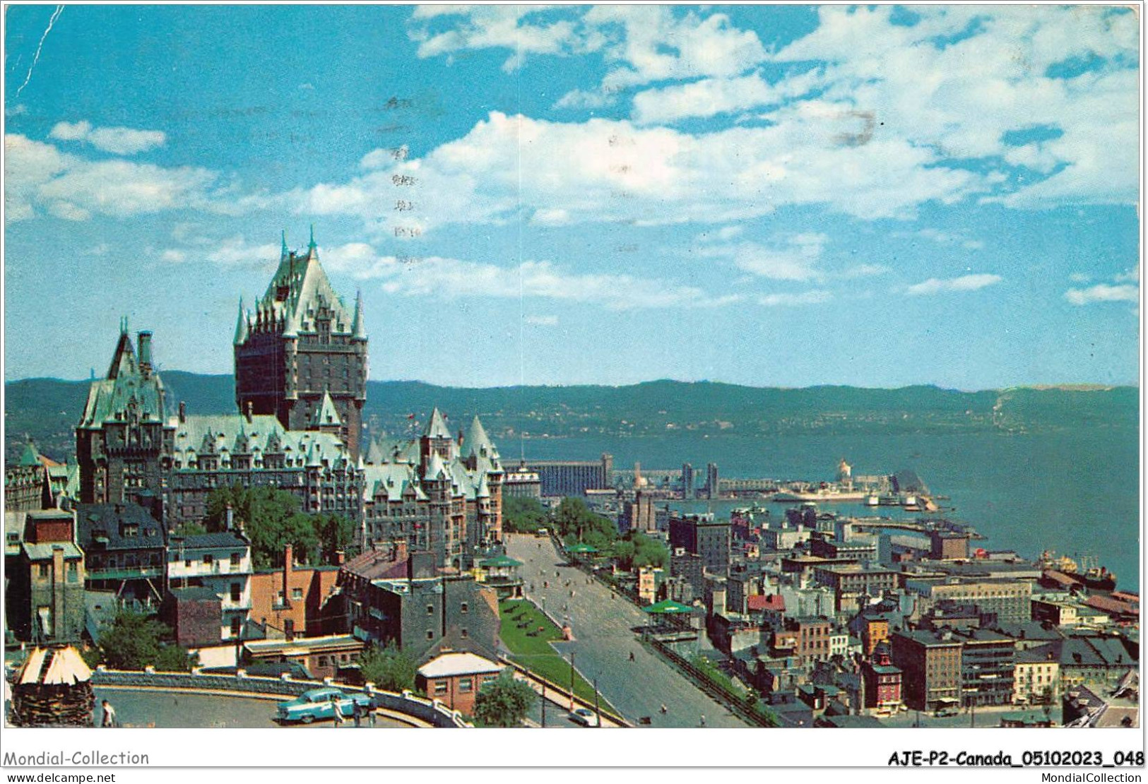 AJEP2-CANADA-0126 - A Magnificent View Of - Château Frontenac - And The Lower Town - Seen From LA CITADELLE - Québec - La Citadelle