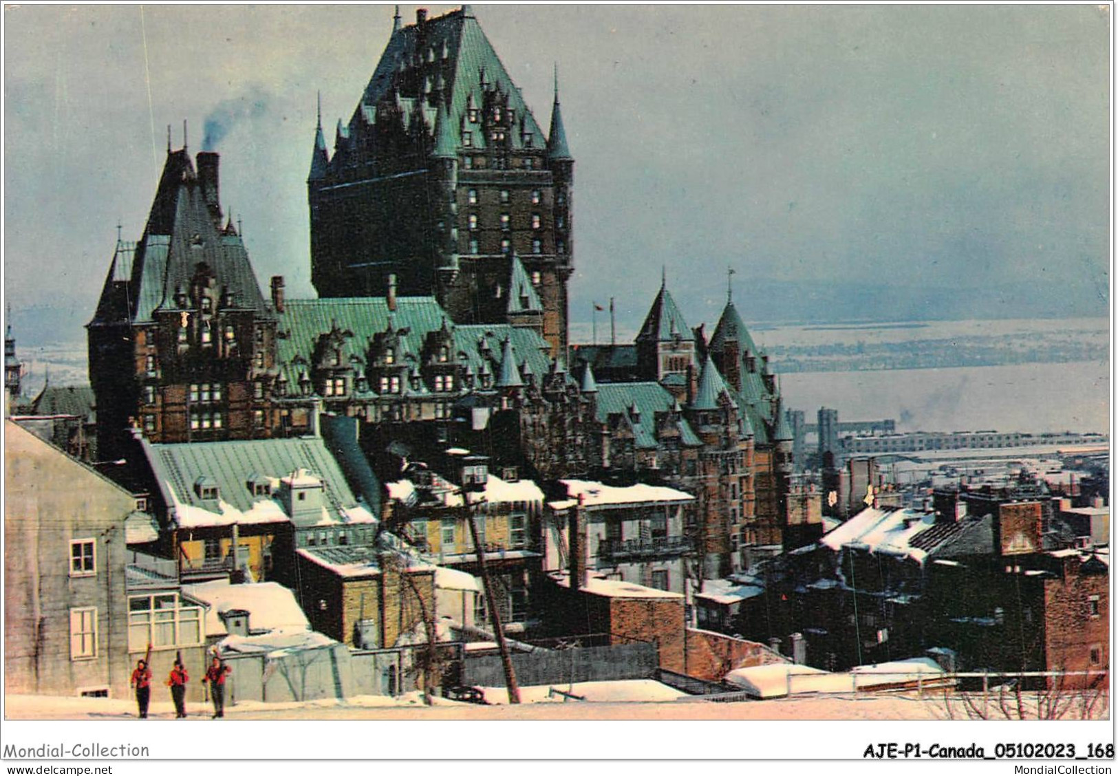 AJEP1-CANADA-0085 - QUEBEC - P-Q - CANADA - Château Frontenac Seen From The Citadel Slope - Québec - Château Frontenac