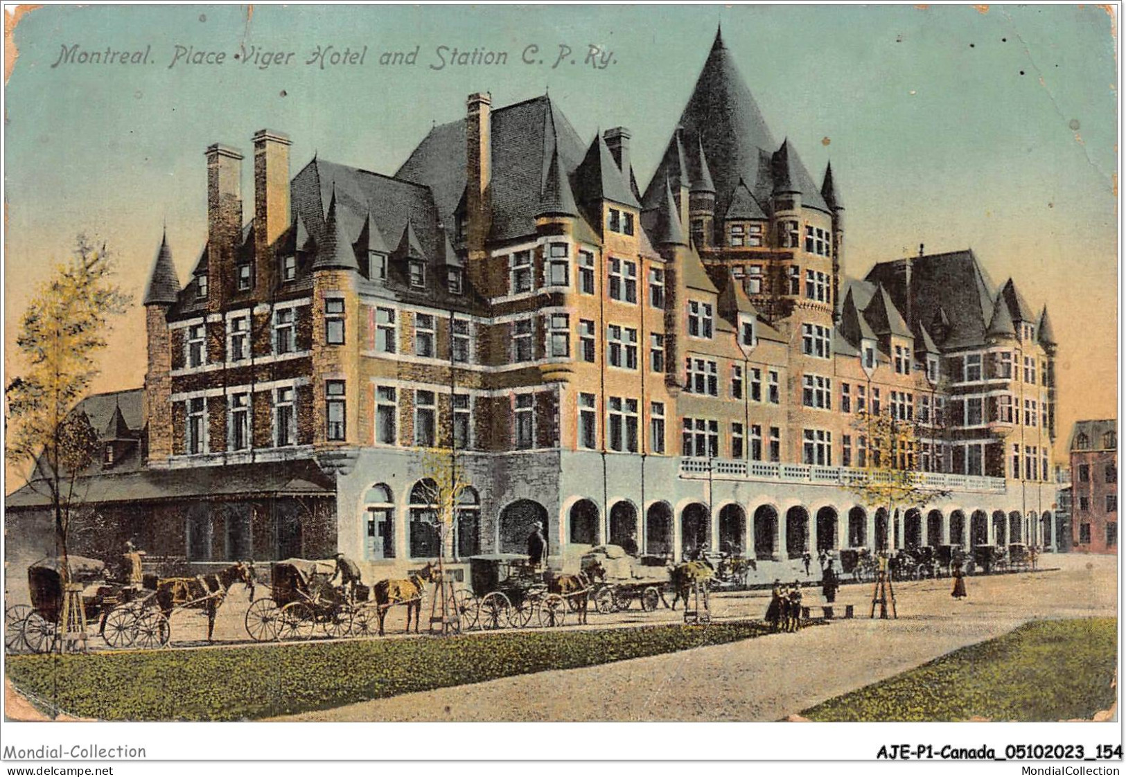 AJEP1-CANADA-0078 - MONTREAL - Place Viger Hotel And Station - C-p-ry - Montreal