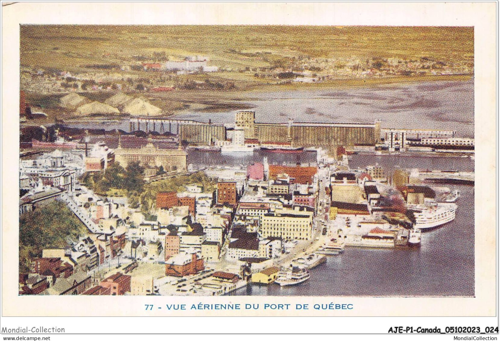 AJEP1-CANADA-0013 - Vue Aérienne Du Port De - QUEBEC  - Québec - Beauport