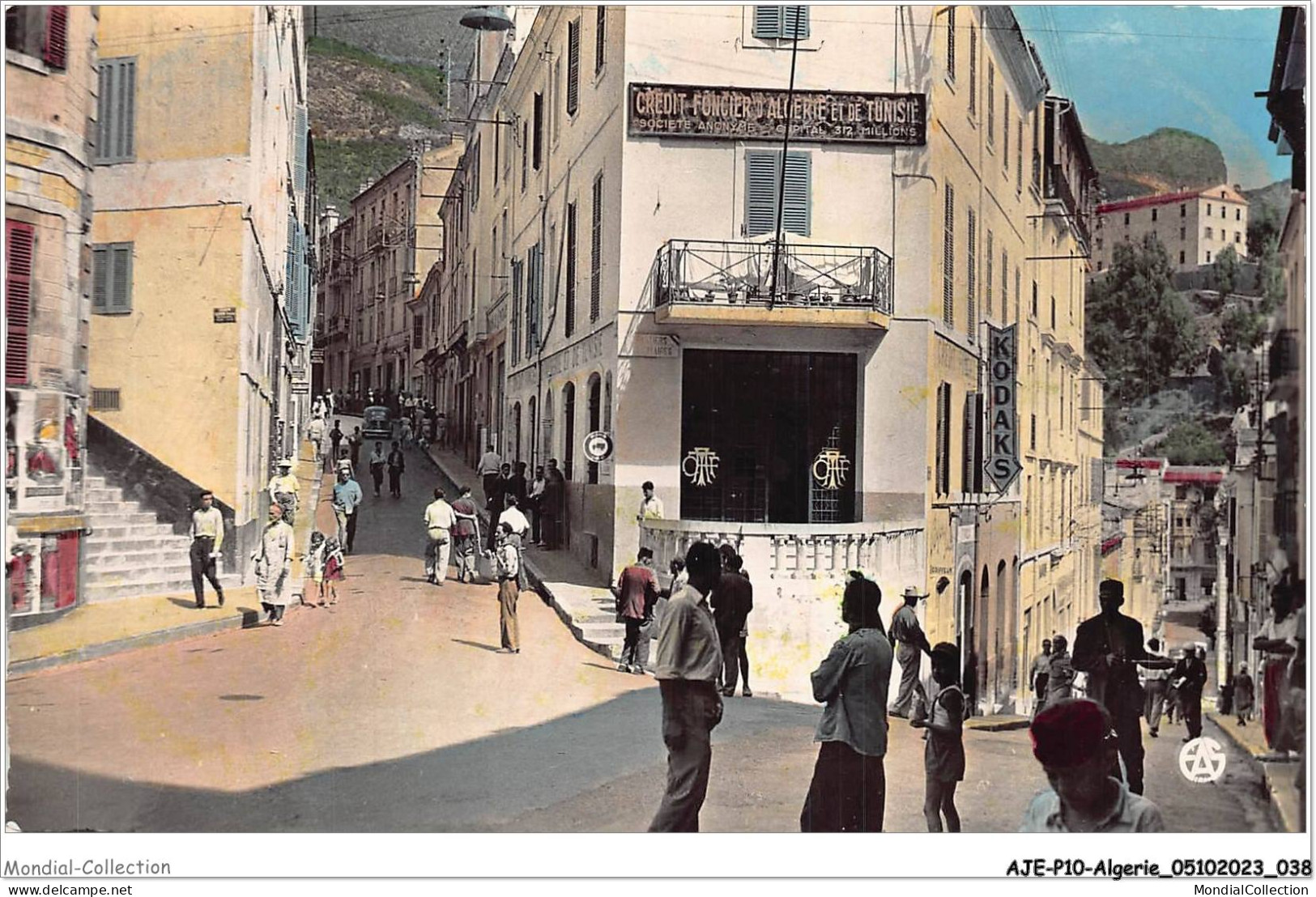 AJEP10-ALGERIE-0932 - BOUGIE - Le Centre De La Ville - Bejaia (Bougie)