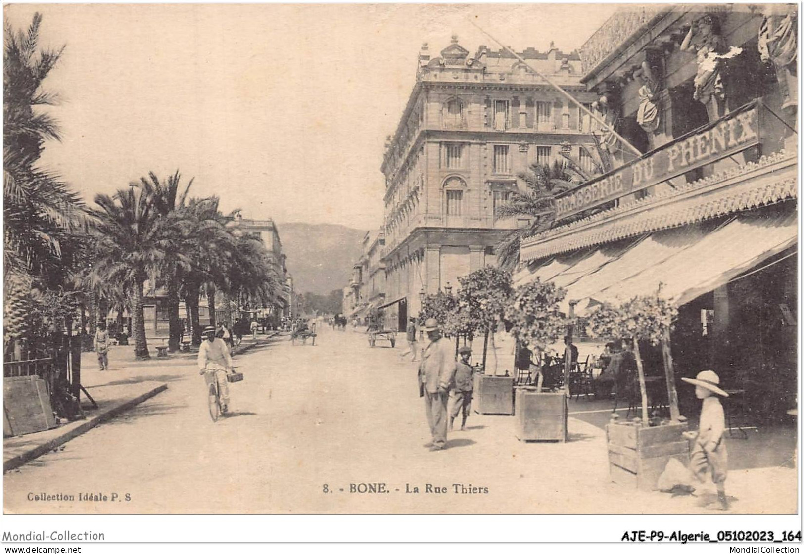 AJEP9-ALGERIE-0895 - BONE - La Rue Thiers - Annaba (Bône)