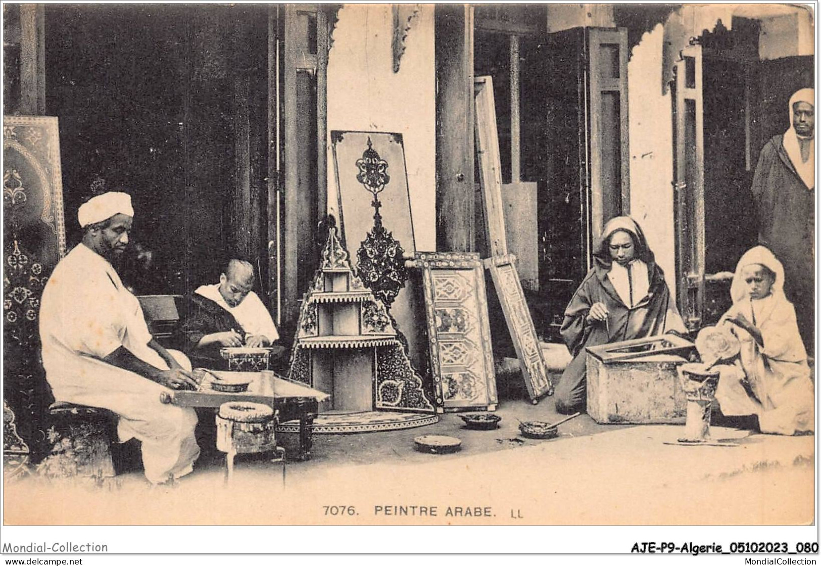 AJEP9-ALGERIE-0853 - Peintre Arabe - Berufe