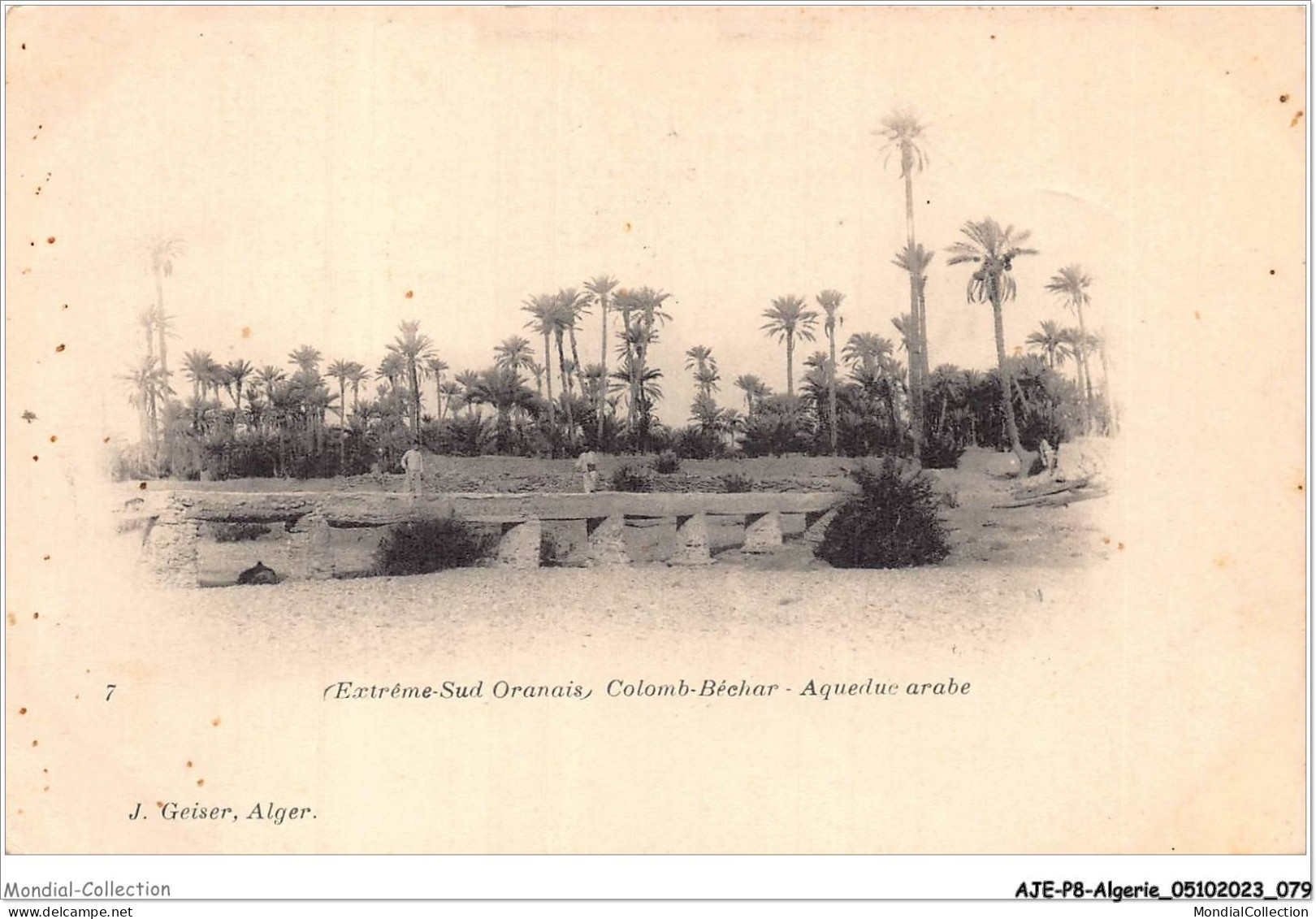 AJEP8-ALGERIE-0748 - Extrême-sud Oranais - COLOMB-BECHAR - Aqueduc Arabe - Bechar (Colomb Béchar)