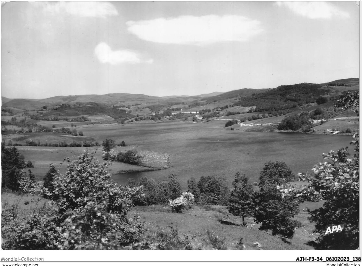 AJHP3-34-0225 - Environs De LA SALVETAT - Barrage De La Raviège - Panorama Superbe Sur Le Lac - La Salvetat