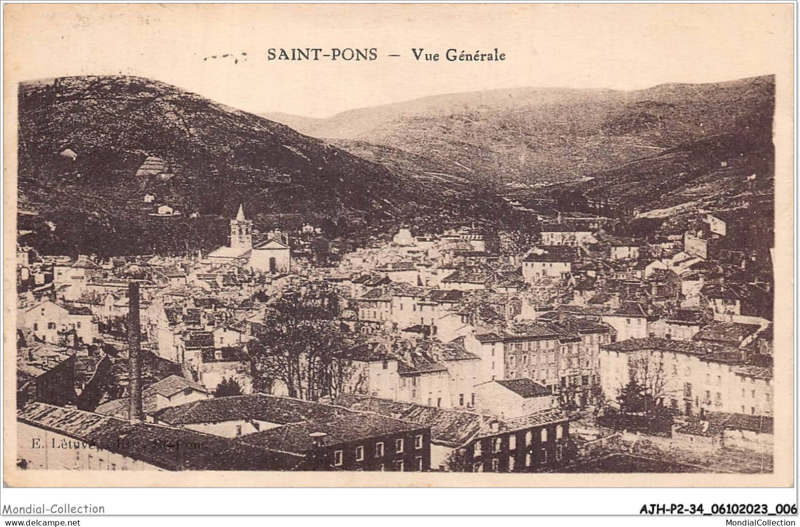 AJHP2-34-0083 - SAINT-PONS - Vue Générale - Saint-Pons-de-Mauchiens