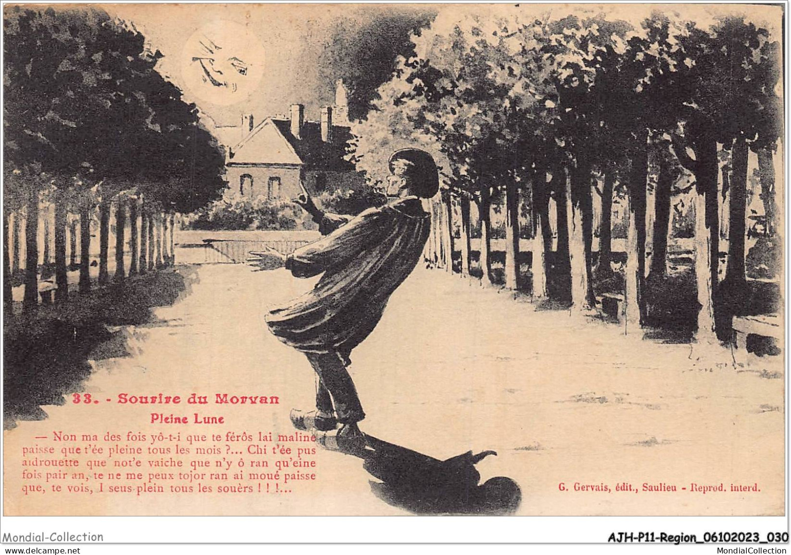 AJHP11-REGION-0918 - SOURIRE DU MORVAN - Pleine Lune - Bourgogne