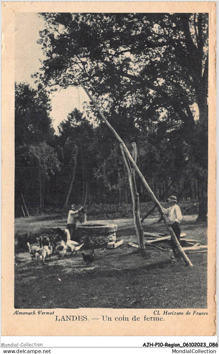 AJHP10-REGION-0845 - LANDES - Un Coin De Ferme - Aquitaine