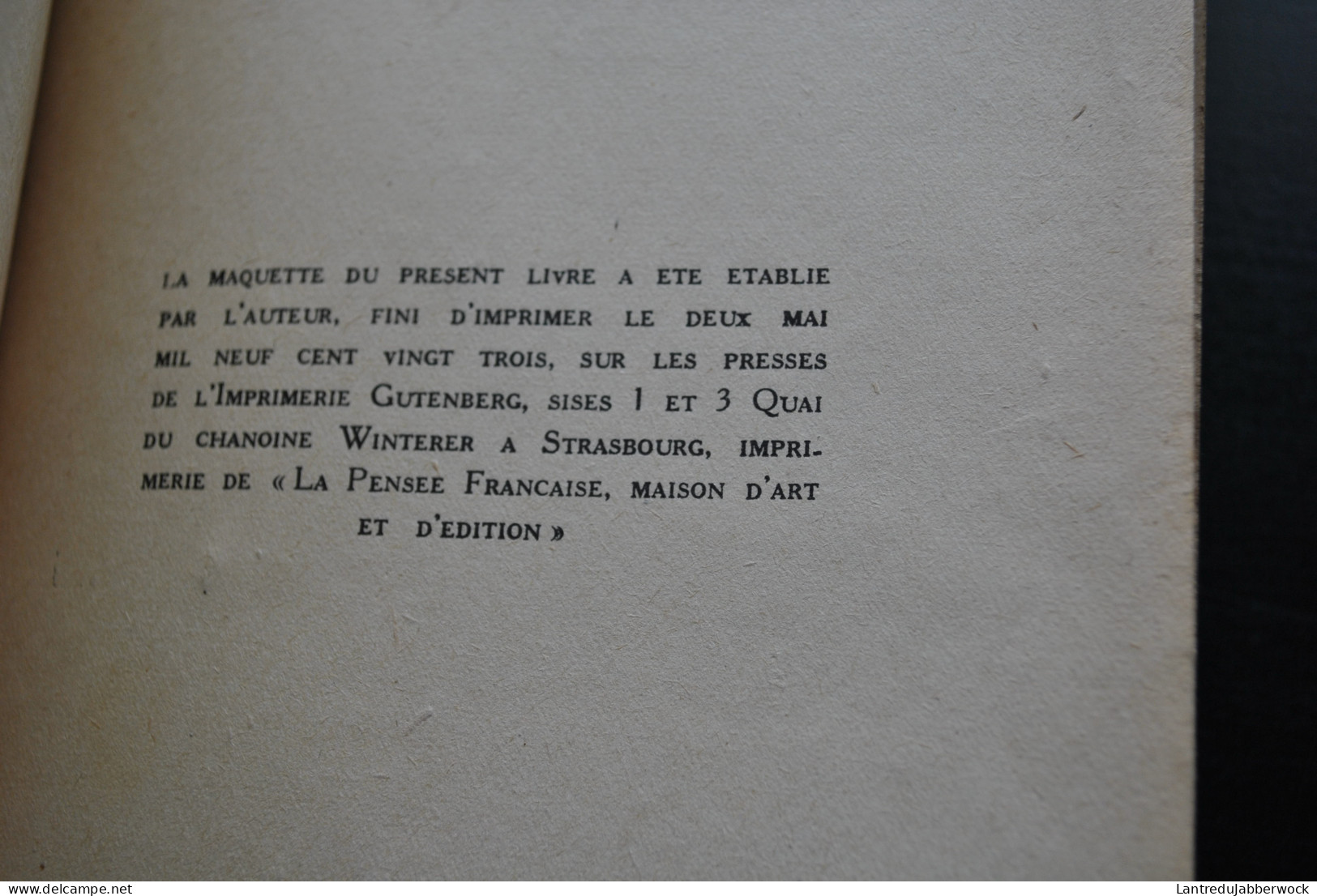 Jehan De Jehay La Lente épouvante 1923 Pseudonyme De Jean Van Den Steen De Jehay, Ministre Plénipotentiaire GAND Gantois - Belgische Autoren