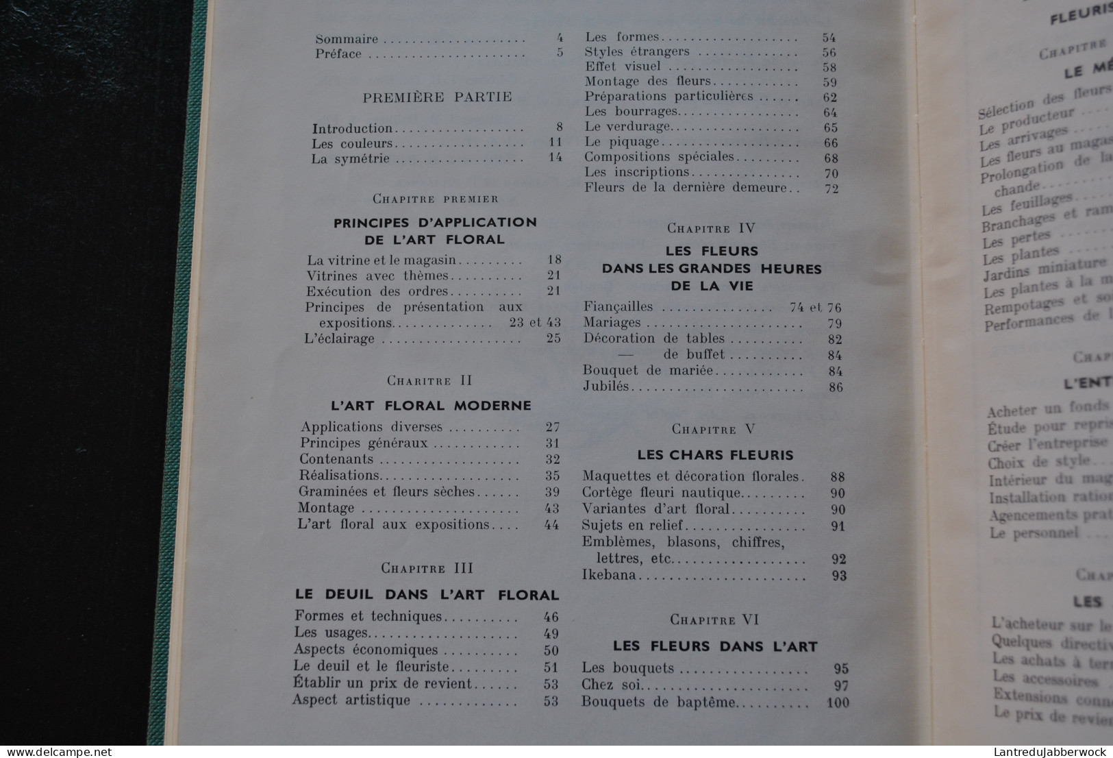 FROUTE Art Floral Et Fleuristerie Bibliothèque D'horticulture Pratique Baillière & Fils 1965 Fleuristes Professionnels  - Knutselen / Techniek