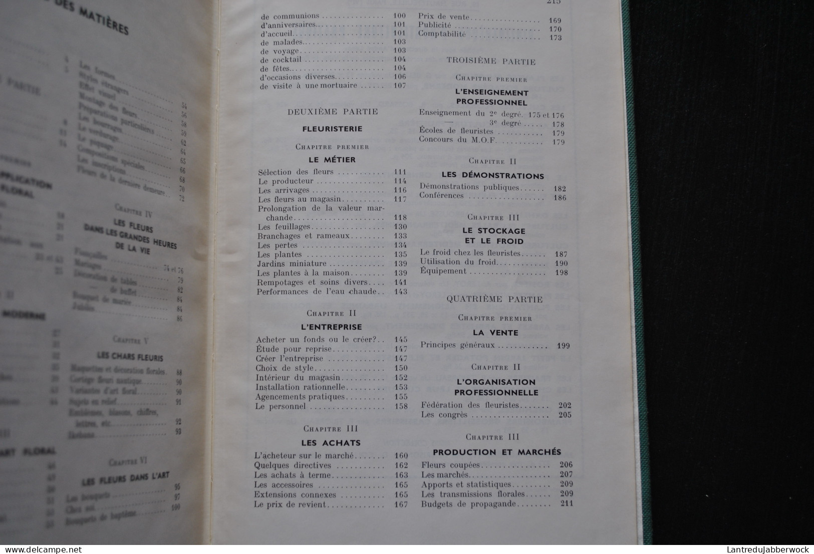 FROUTE Art floral et fleuristerie Bibliothèque d'horticulture pratique Baillière & Fils 1965 Fleuristes professionnels 