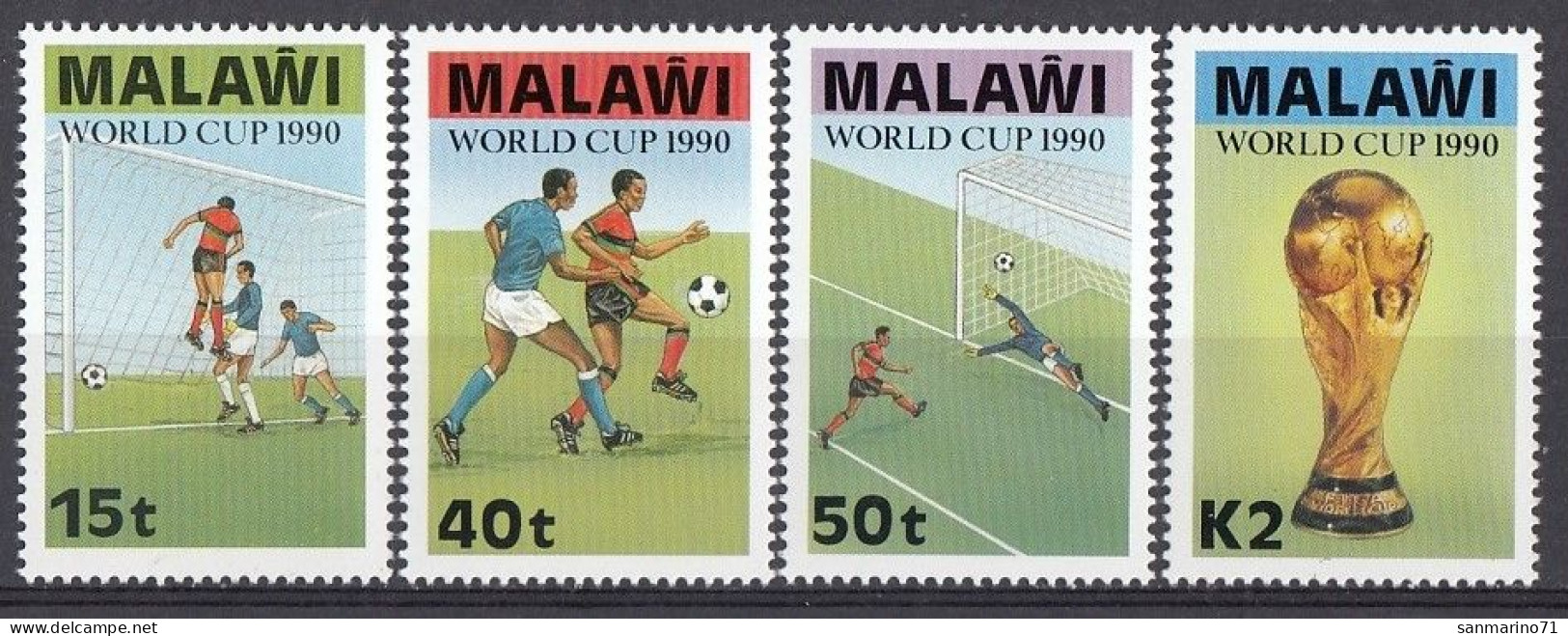 MALAWI 549-552,unused - 1990 – Italy