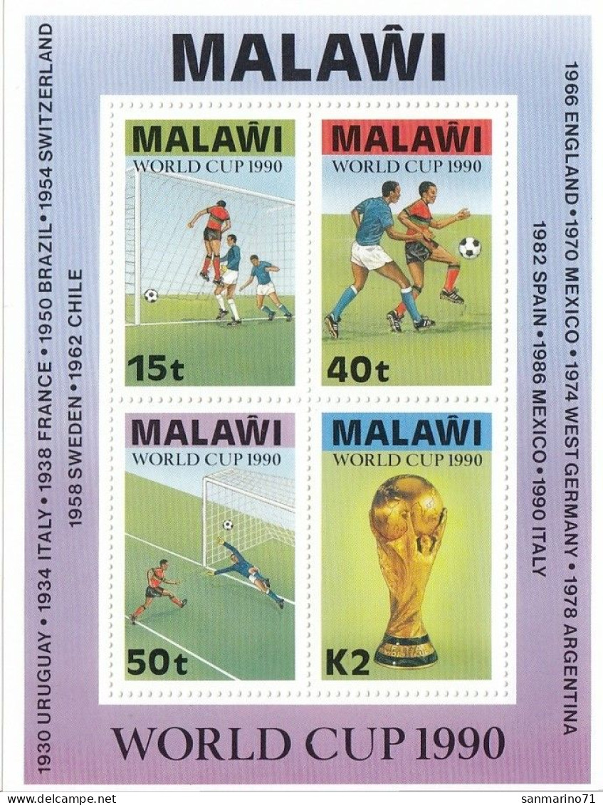 MALAWI Block 70,unused - 1990 – Italy