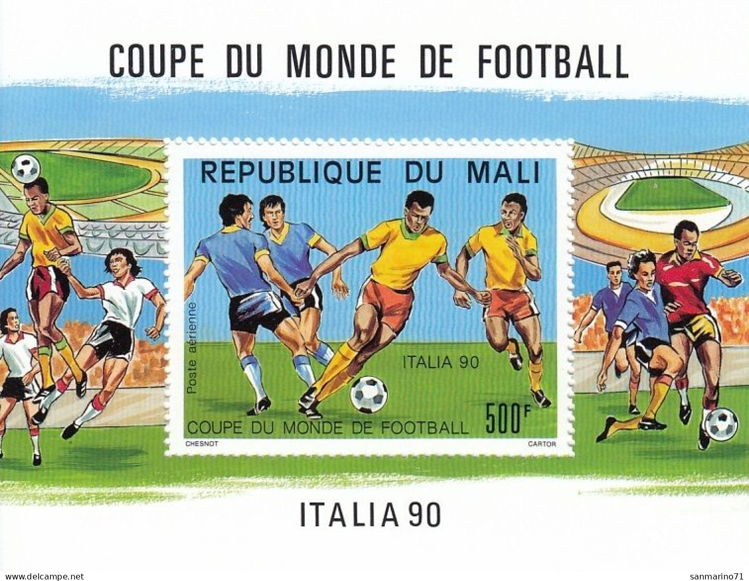 MALI Block 28,unused - 1990 – Italie