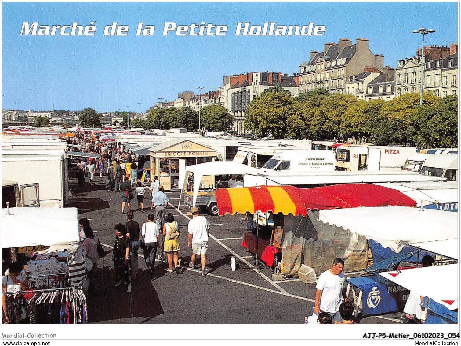 AJJP5-0432 - METIER - MARCHE DE LA PETITE HOLLANDE  - Fliegende Händler