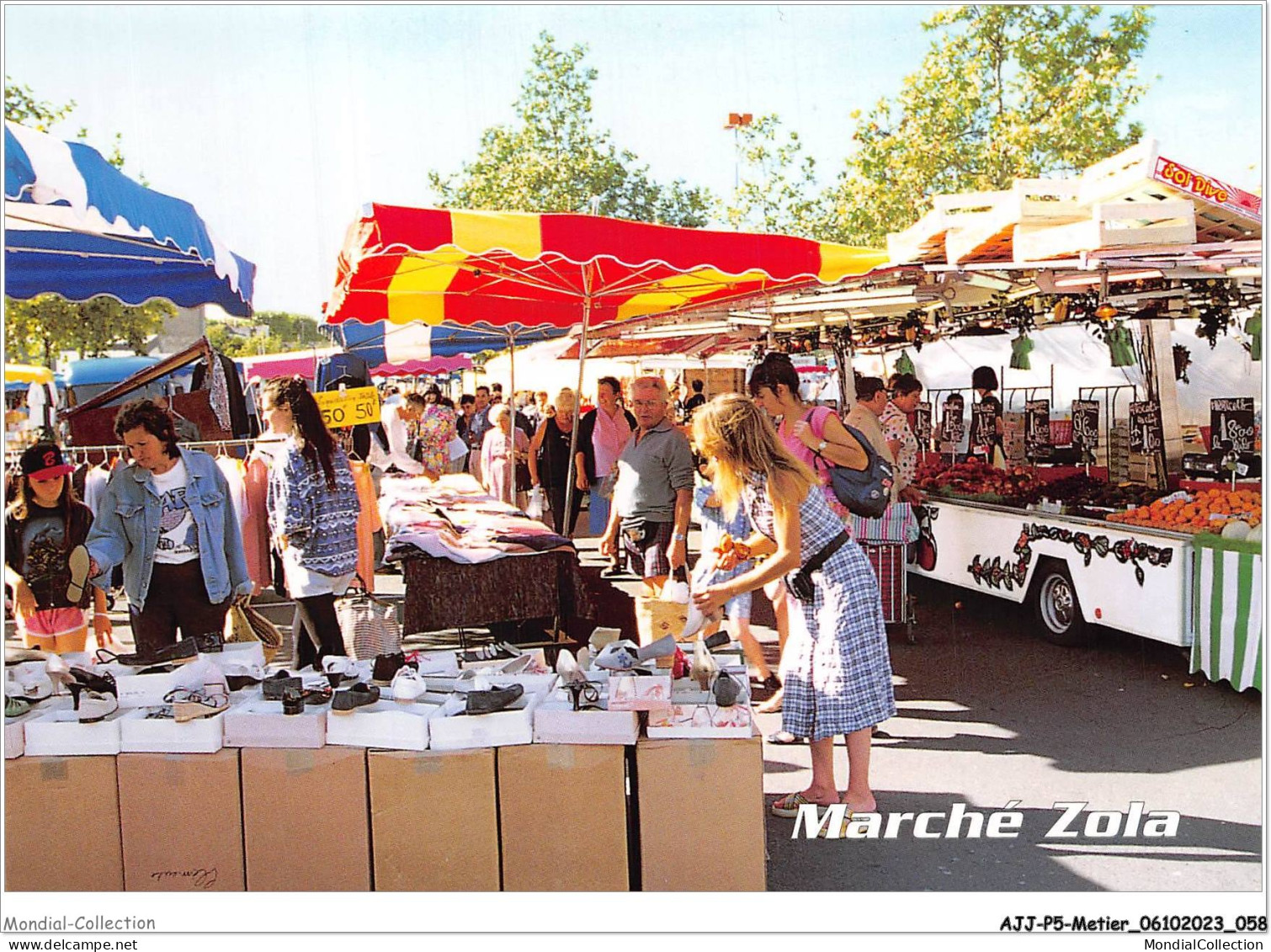 AJJP5-0434 - METIER - MARCHE ZOLA  - Vendedores Ambulantes