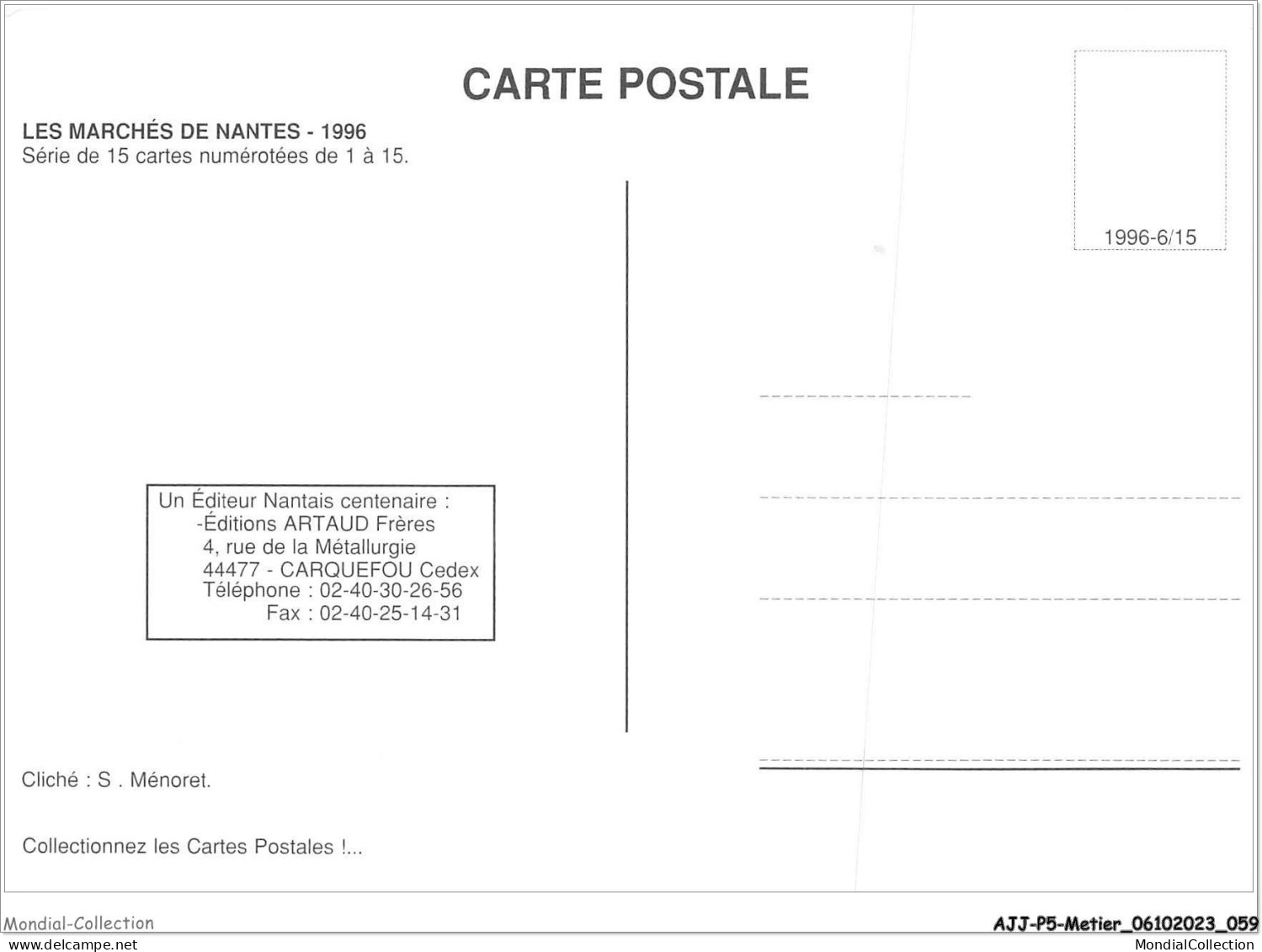 AJJP5-0434 - METIER - MARCHE ZOLA  - Venters