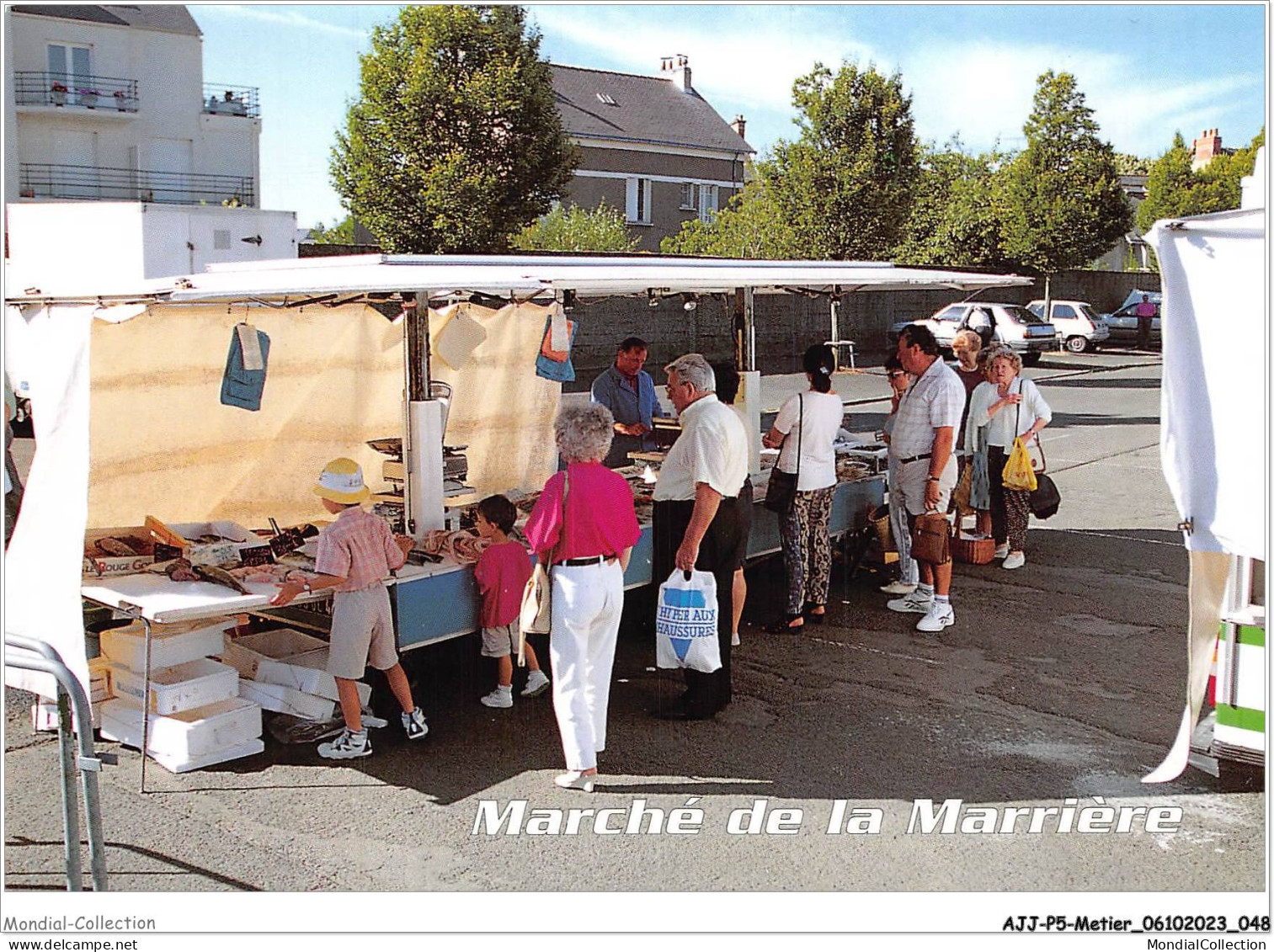 AJJP5-0429 - METIER - MARCHE DE LA MARRIERE  - Vendedores Ambulantes