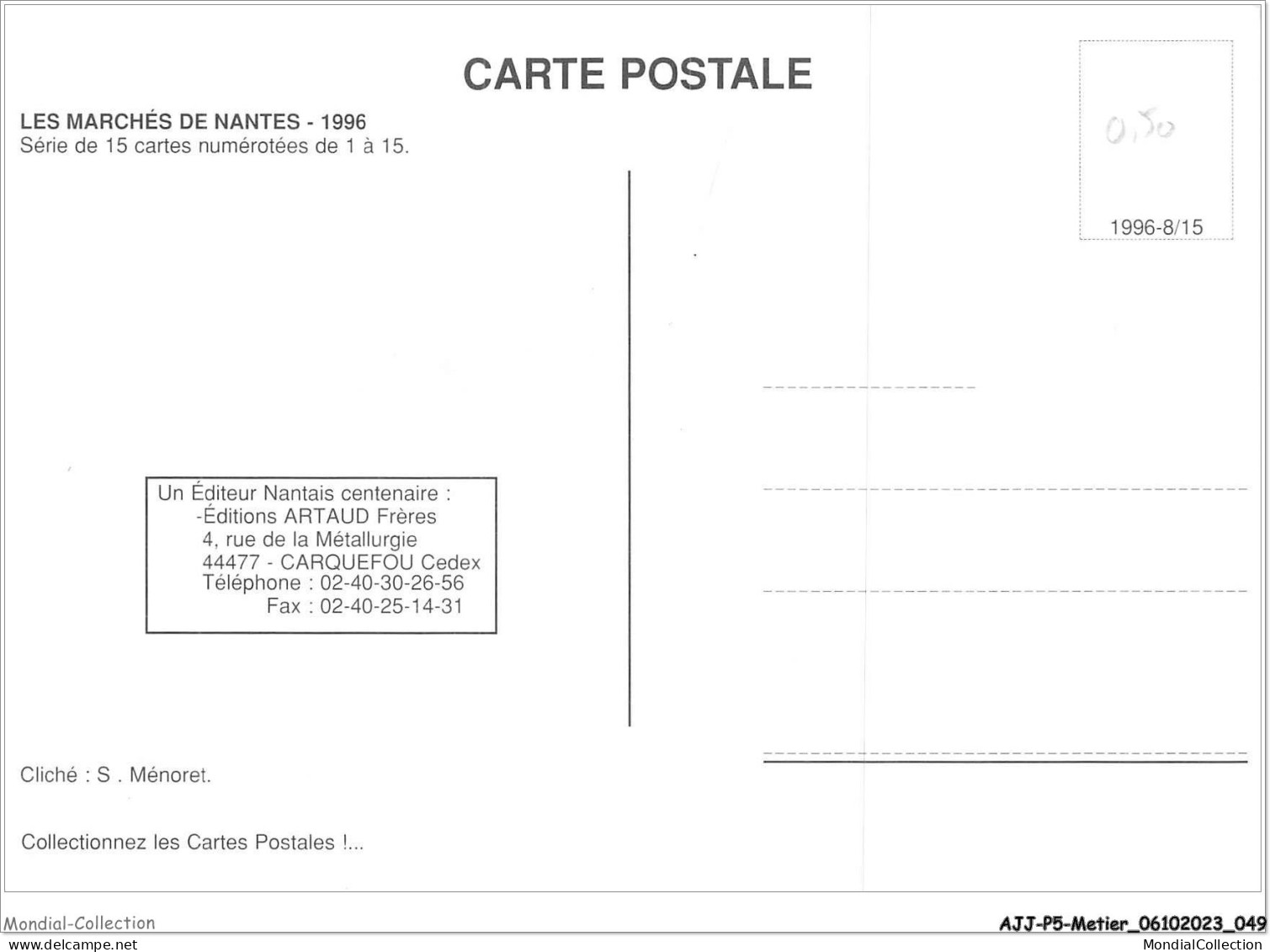 AJJP5-0429 - METIER - MARCHE DE LA MARRIERE  - Venters