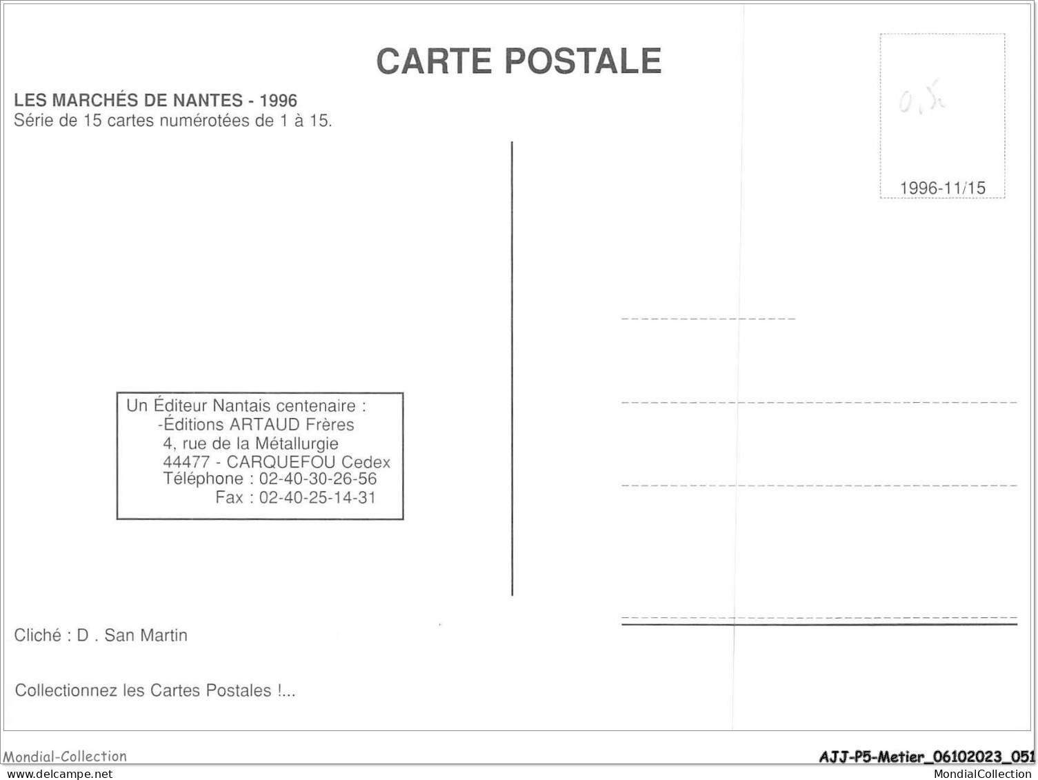 AJJP5-0430 - METIER - MARCHE DU BOUFFAY  - Venters