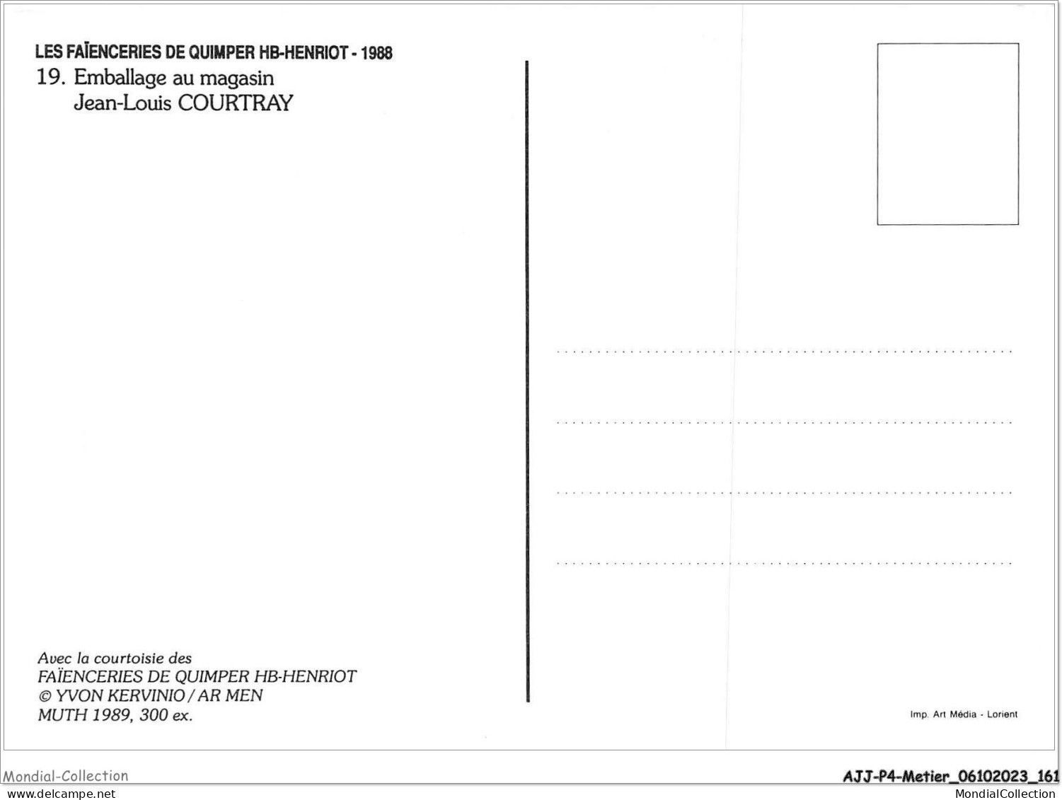 AJJP4-0384 - METIER - EMBALLAGE AU MAGASIN - JEAN-LOUIS COURTRAY  - Industry