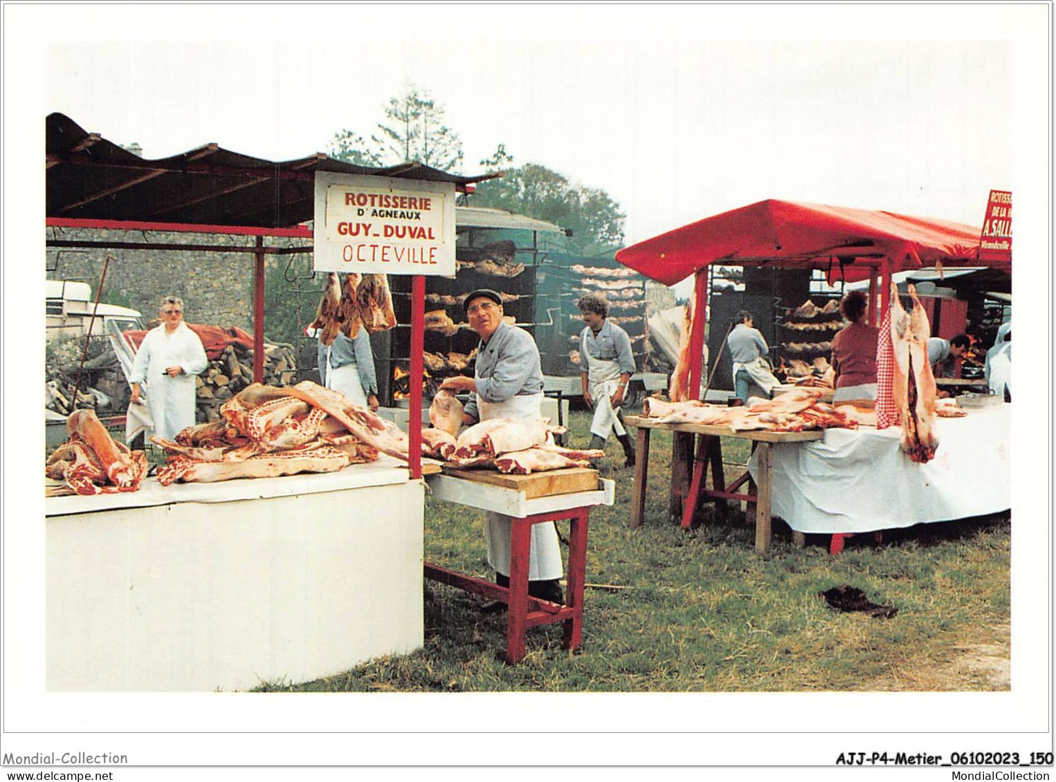 AJJP4-0379 - METIER - JEAN-CHISTOPHE BORDIER - BRIX - FOIRE DE ST-DENIS - ALLEE DES ROTISSEURS  - Marchands Ambulants