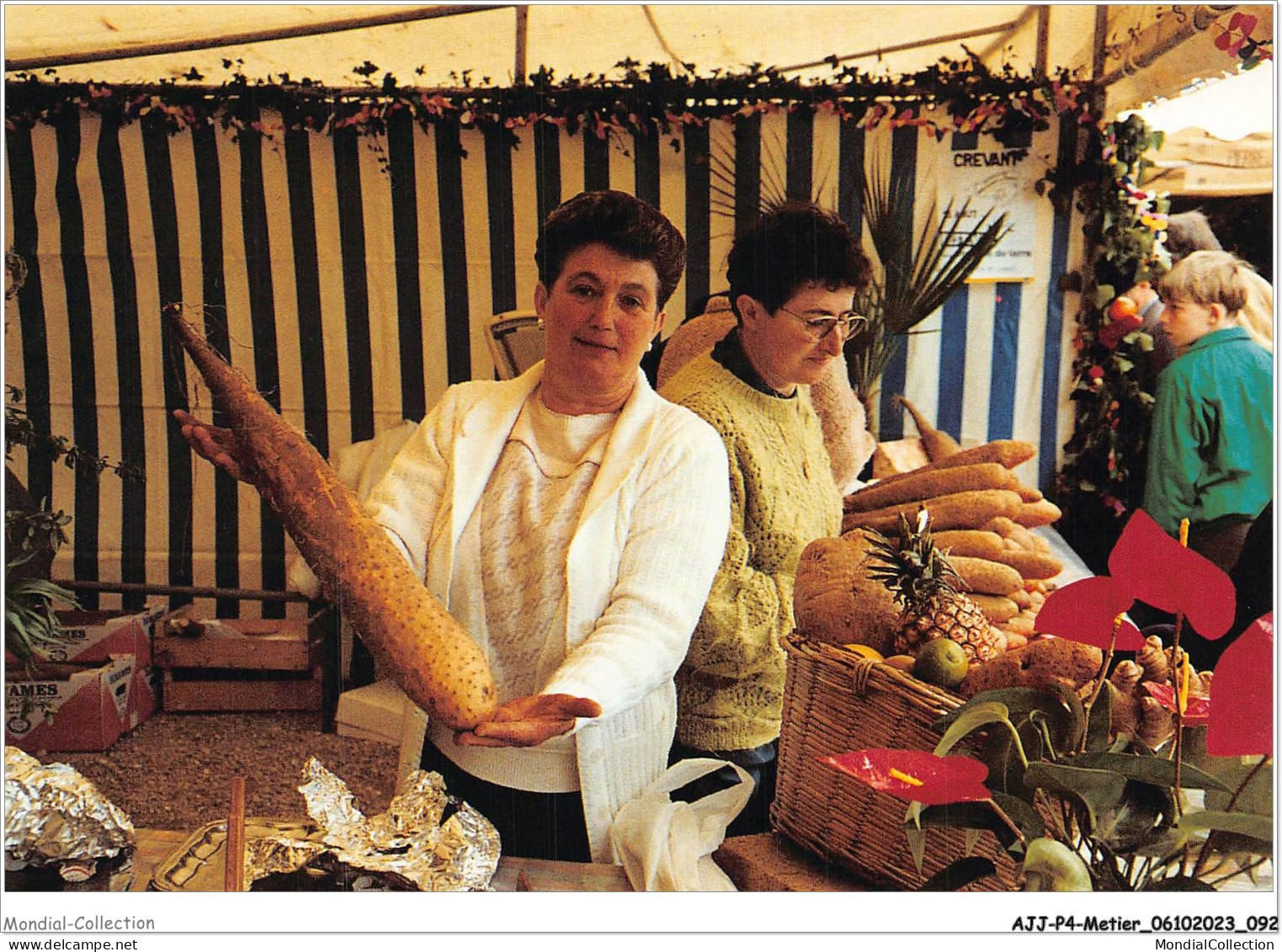 AJJP4-0350 - METIER - PHILIPPE TOUCHARD - ST-CLAUDE DE DIRAY - FOIRE A L'IGNAME - Vendedores Ambulantes