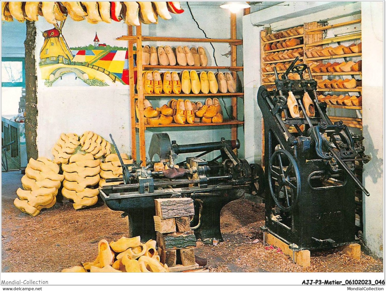 AJJP3-0226 - METIER - THE SMALL FACTORY OF WOODEN SHOES - H RATTERMAN  - Industry
