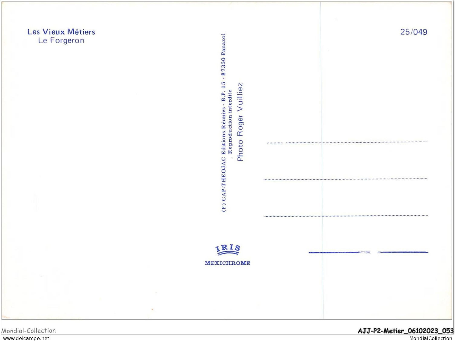 AJJP2-0128 - METIER - LES VIEUX METIERS - LE FORGERON - Artisanat