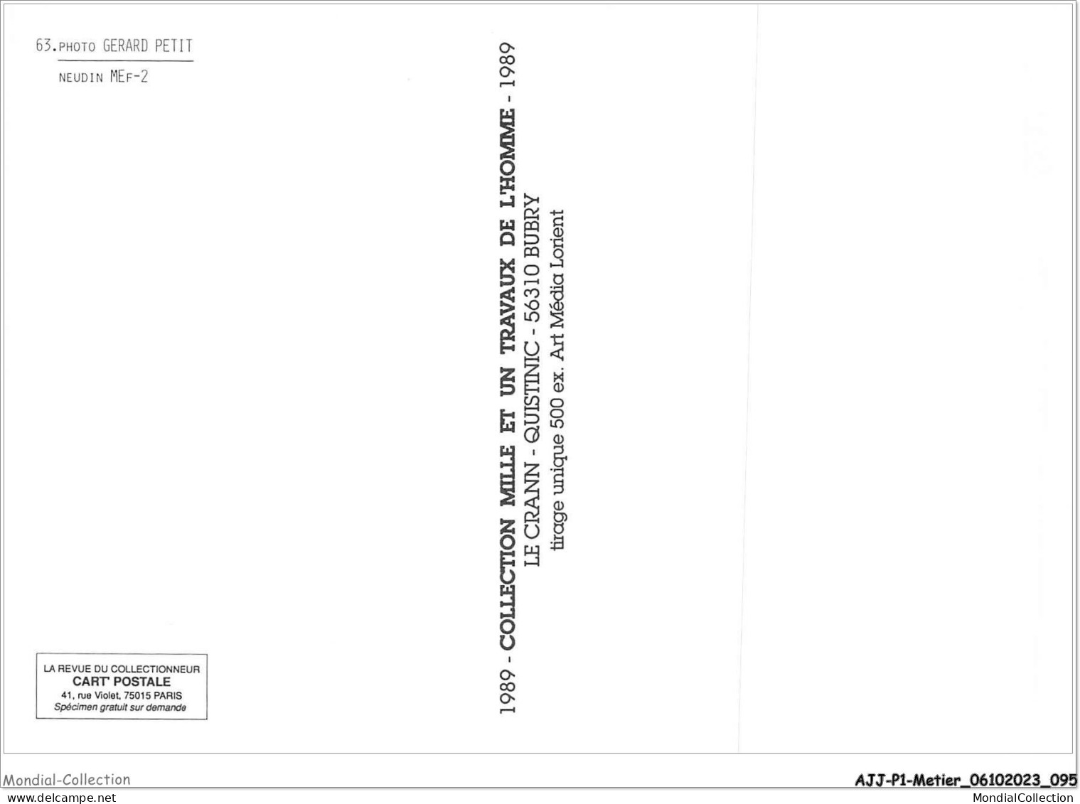 AJJP1-0048 - METIER - MME MERLE - VITRIER A VIENNE  - Industrie