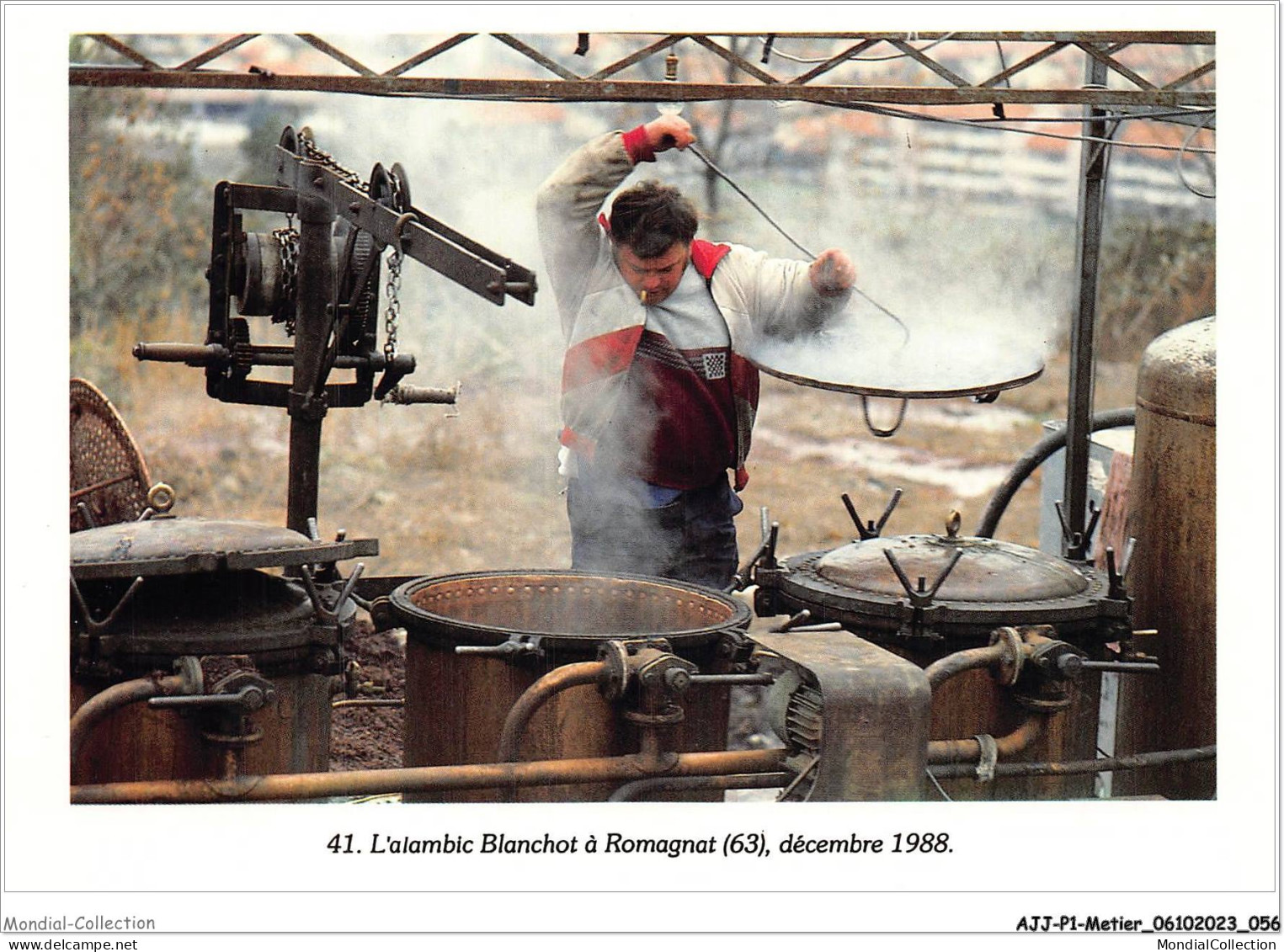 AJJP1-0029 - METIER - L'ALAMBIC BLANCHOT A ROMAGNAT - DECEMBRE 1988 - Industry