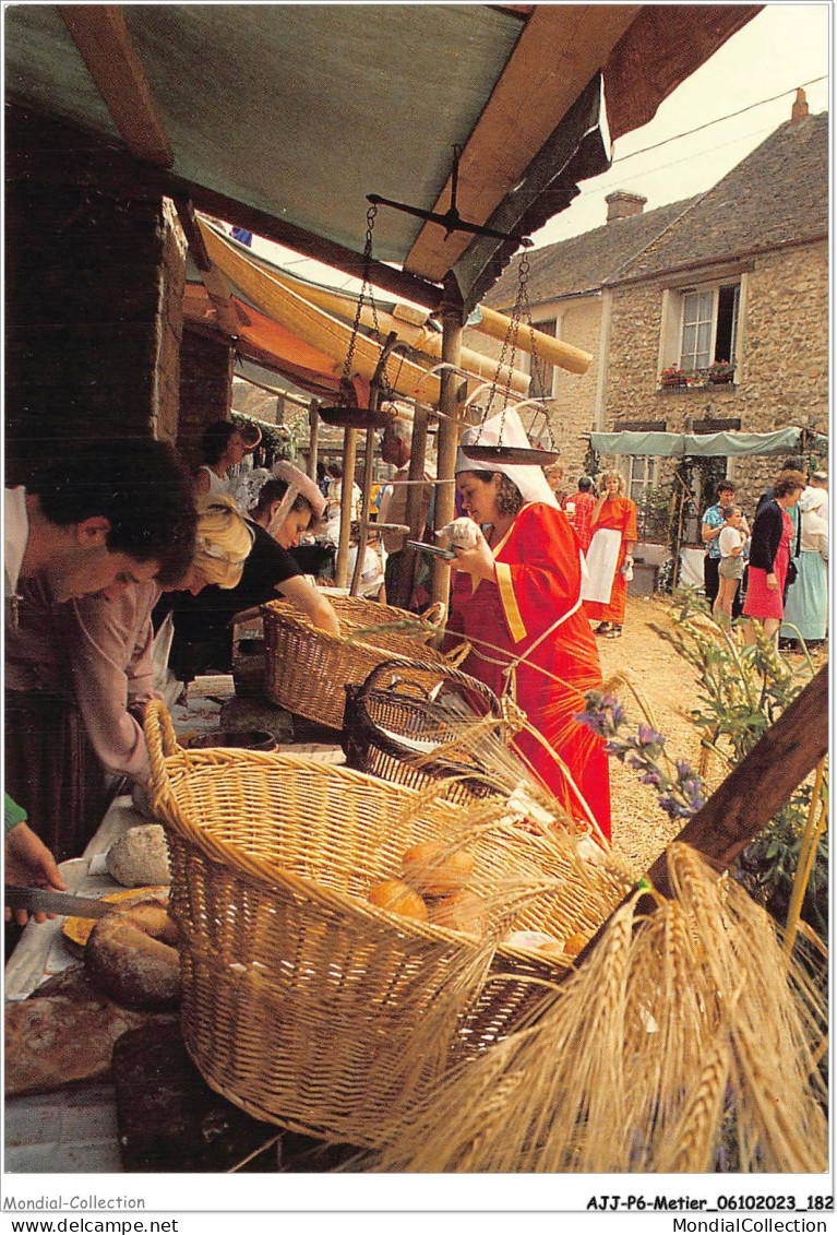 AJJP6-0598 - METIER - FETE MEDIEVAL A PERTHES-EN-GATINAIS  - Bauern