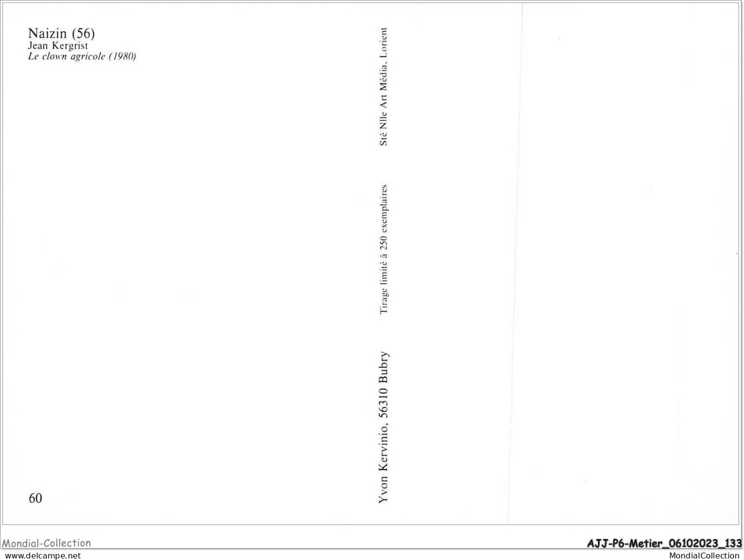 AJJP6-0573 - METIER - NAIZIN - JEAN KERGRIST - LE CLOWN AGRICOLE  - Landbouwers