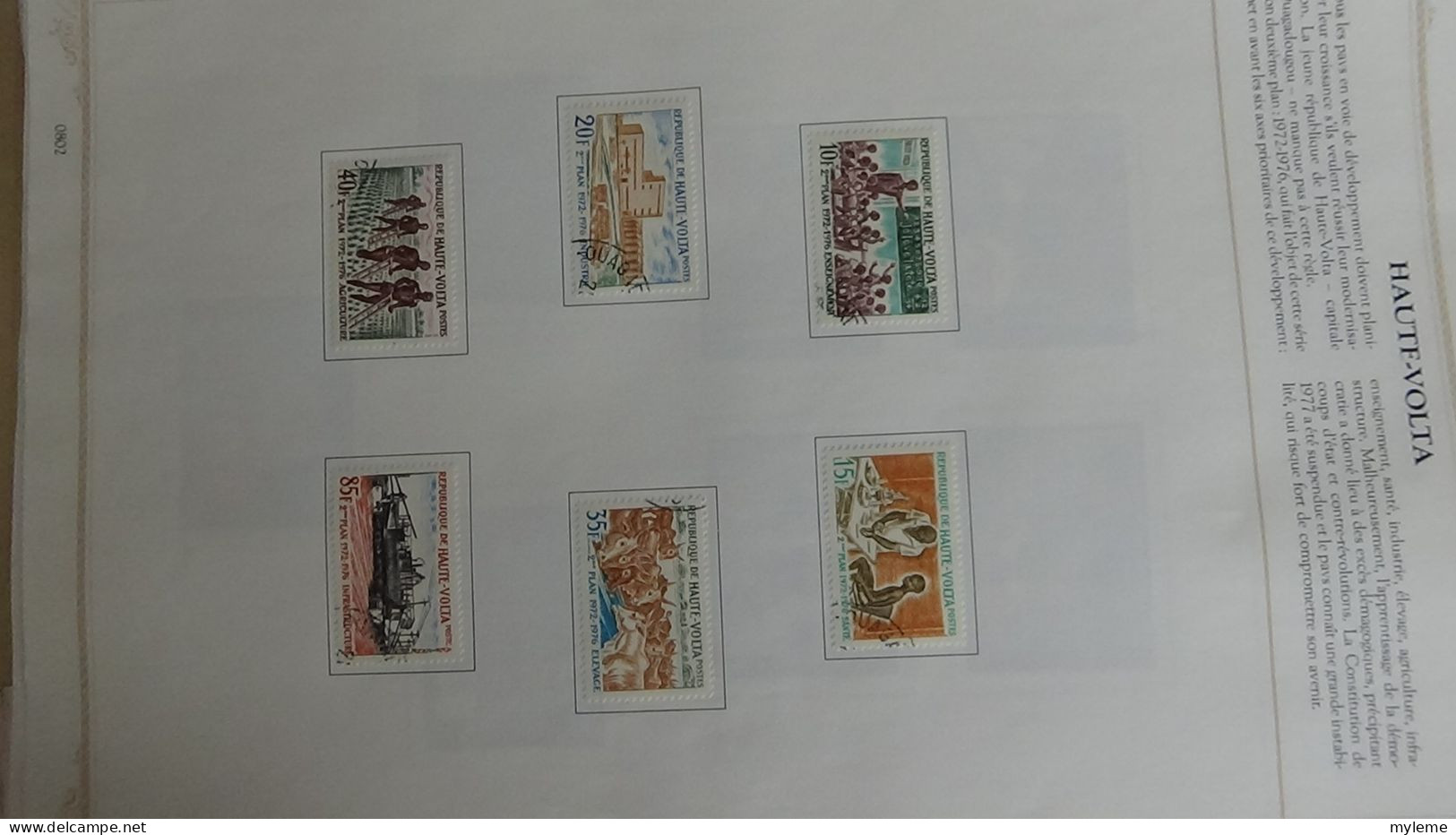 BF3 Classeur de timbres et blocs oblitérés d'Afrique. (toutes les photos n'ont pas été prises)  A saisir !!!.