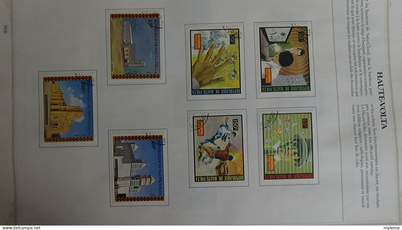 BF3 Classeur de timbres et blocs oblitérés d'Afrique. (toutes les photos n'ont pas été prises)  A saisir !!!.