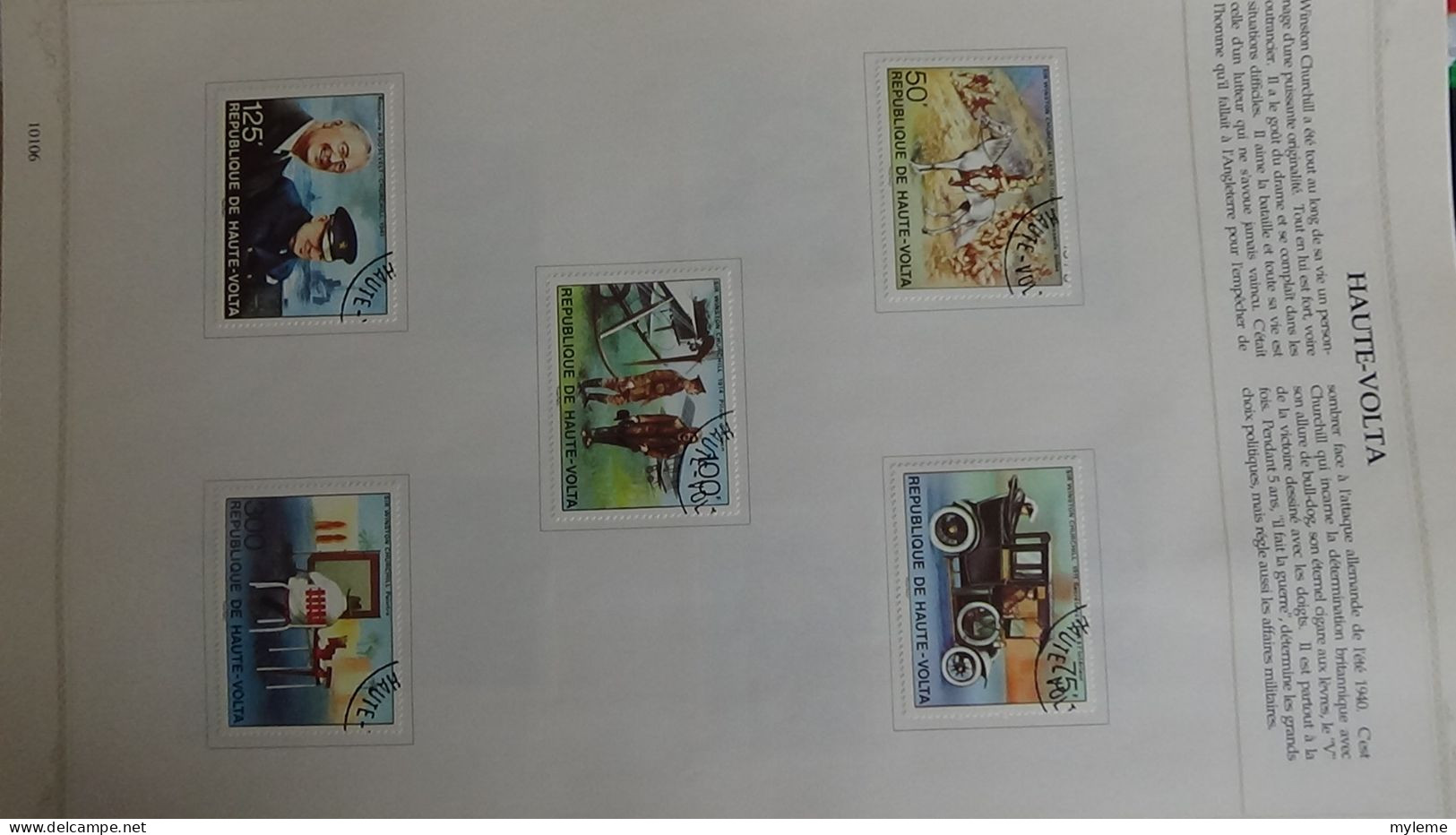BF3 Classeur de timbres et blocs oblitérés d'Afrique. (toutes les photos n'ont pas été prises)  A saisir !!!.